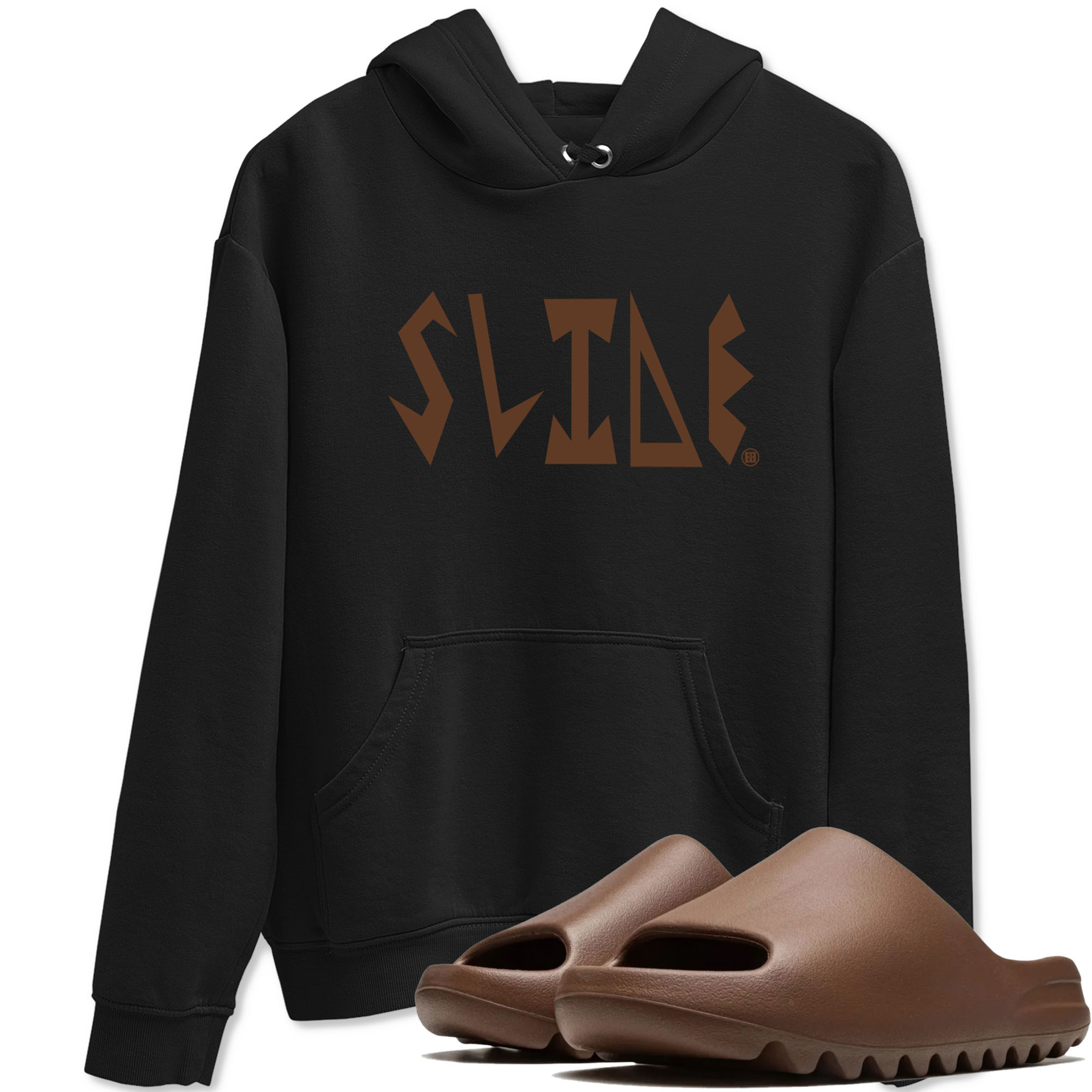 Yeezy Slide Flax shirts to match jordans Slide Letters sneaker match tees Yeezy Slide Flax Drip Gear Zone streetwear brand Black 1 unisex cotton tee