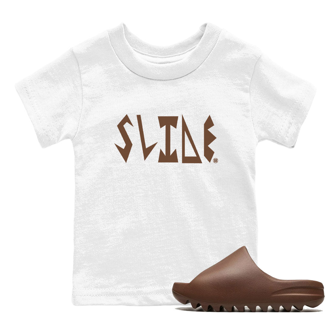 Yeezy Slide Flax shirts to match jordans Slide Letters sneaker match tees Yeezy Slide Flax Drip Gear Zone streetwear brand Baby and Youth White 1 cotton tee