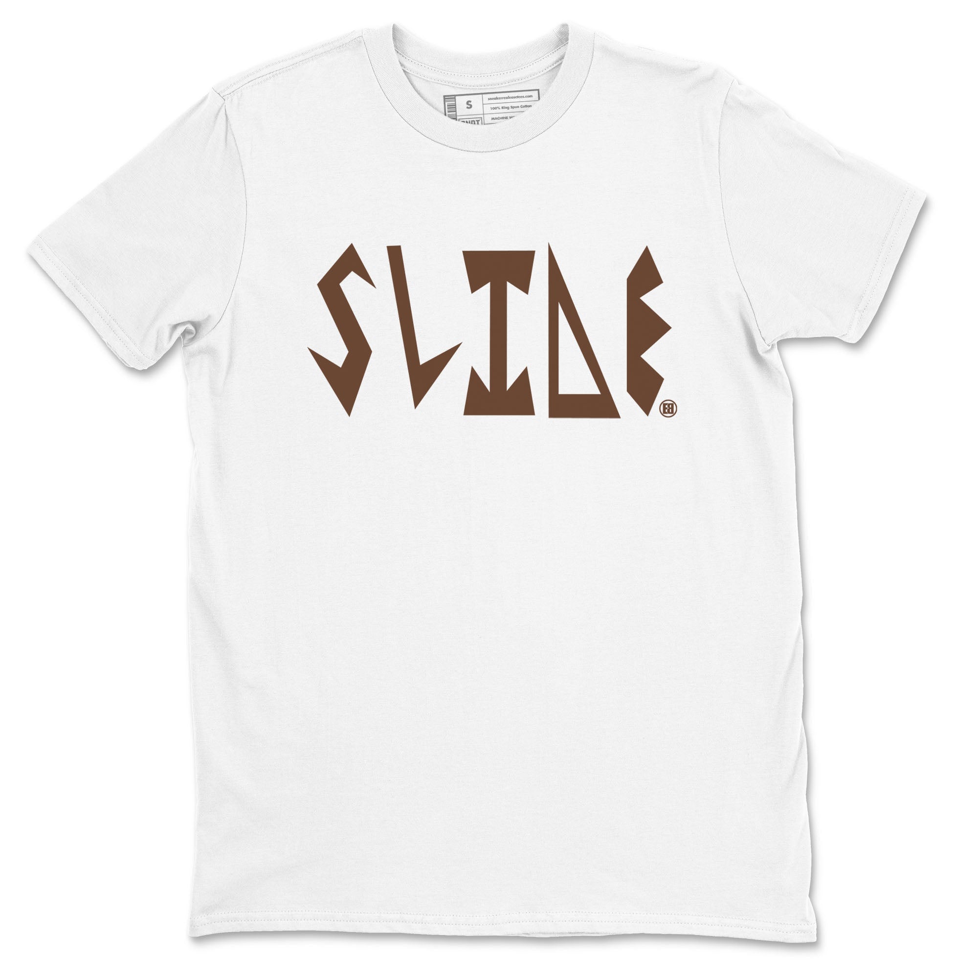 Yeezy Slide Flax shirts to match jordans Slide Letters sneaker match tees Yeezy Slide Flax Drip Gear Zone streetwear brand White 2 unisex cotton tee