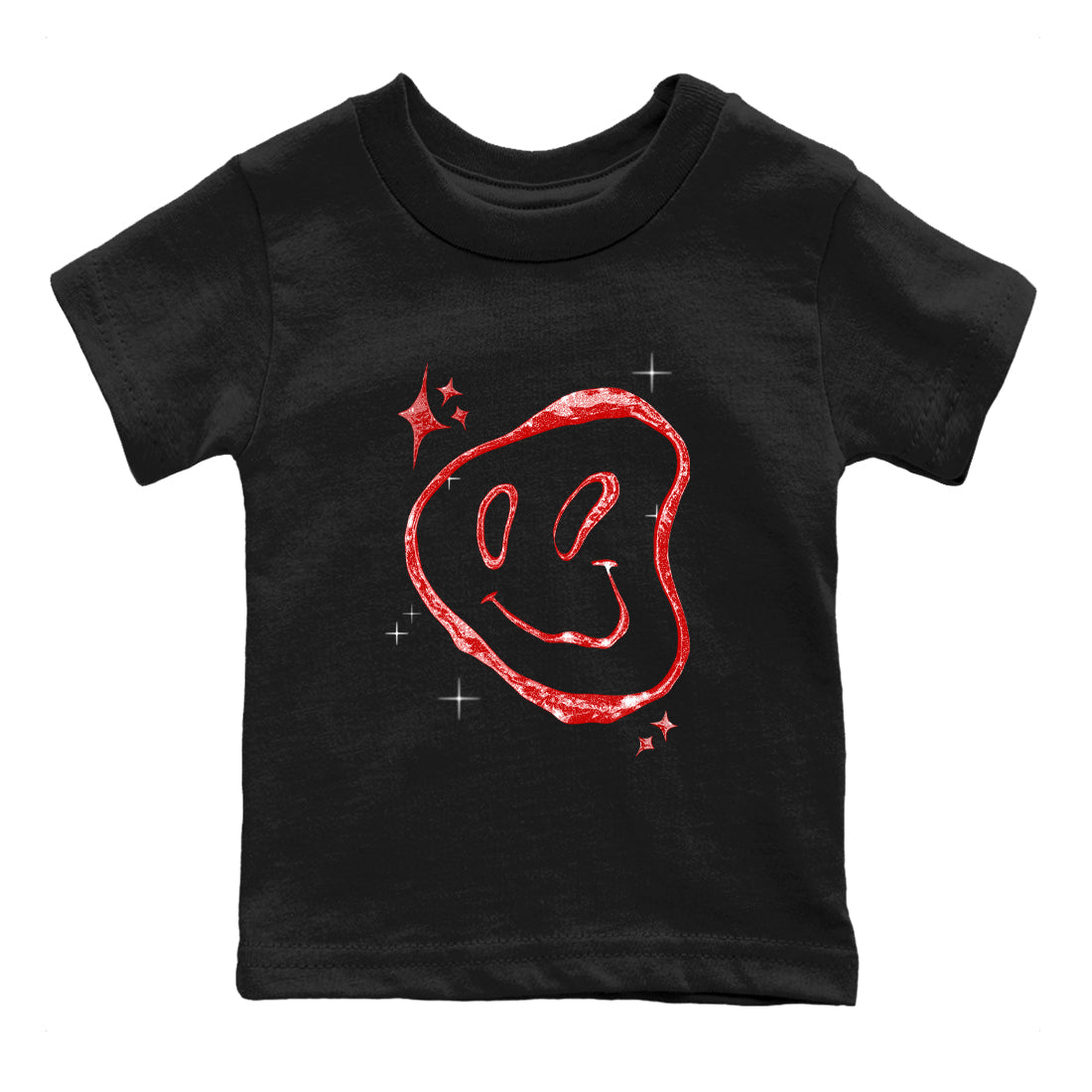 Sneaker Threads  Sneaker Tees To Match Air Foamposite One Cough Drop  Smiling Pearl Youth Graphic Tee Black 2. Perfect for Jordan releases 2025 colorways.