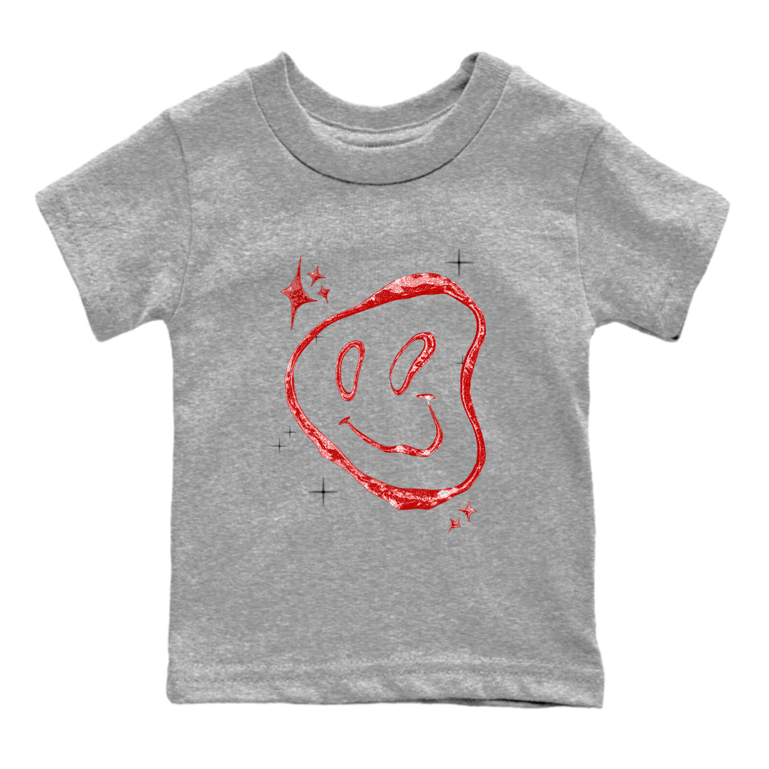 Sneaker Threads  Sneaker Tees To Match Air Foamposite One Cough Drop  Smiling Pearl Youth Graphic Tee Heather Grey 2. Perfect for Jordan releases 2025 colorways.