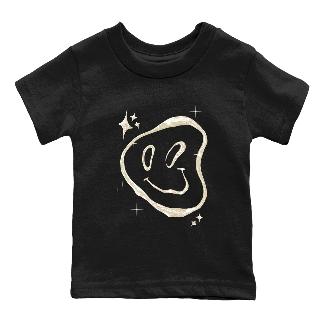 Sneaker Threads  Sneaker Tees To Match Air Foamposite One Pearl  Smiling Pearl Youth Graphic Tee Black 2. Perfect for Jordan releases 2025 colorways.