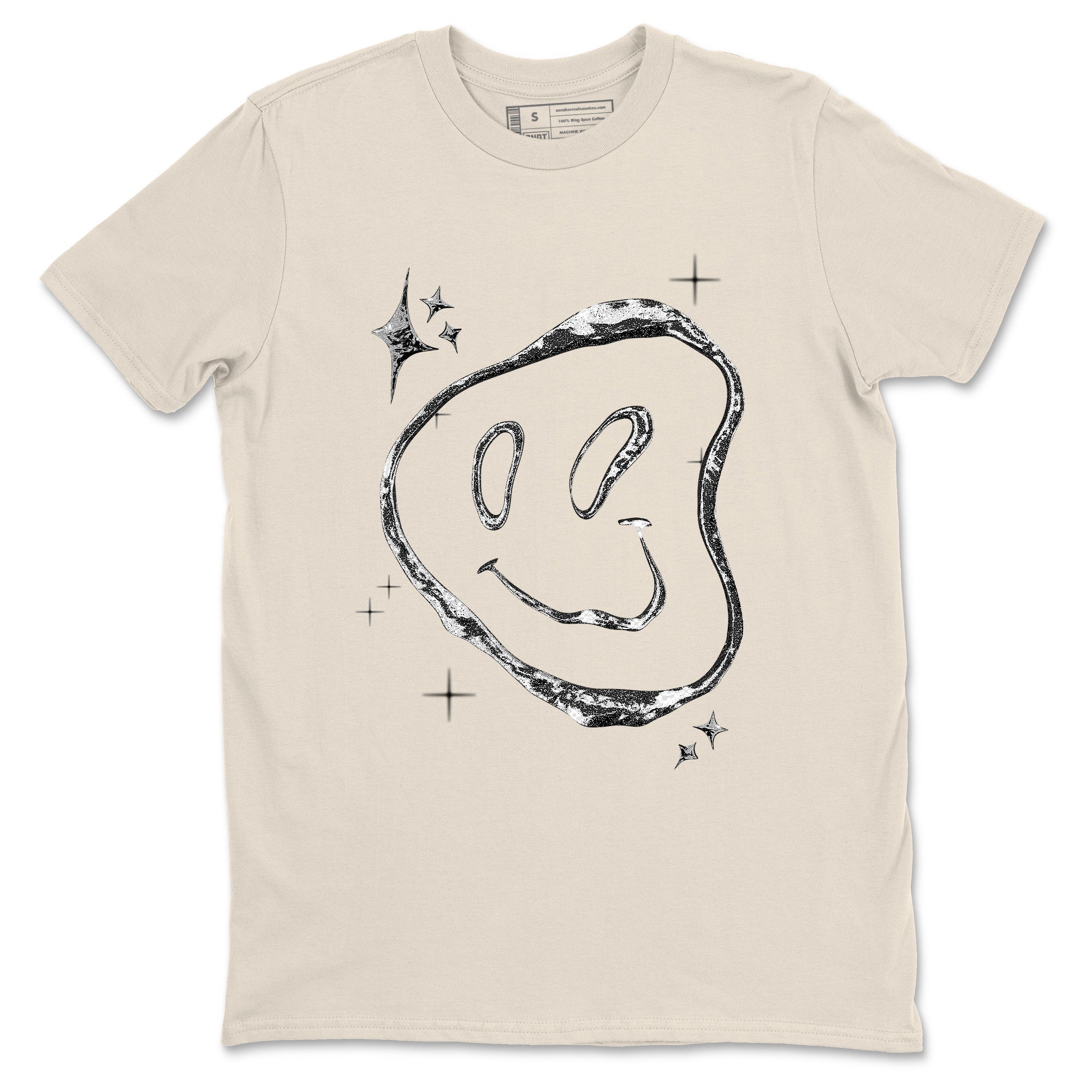 Sneaker Threads  Sneaker Tees To Match Air Foamposite One Pearl  Smiling Pearl Graphic Tee Natural 2. Perfect for Jordan releases 2025 colorways.