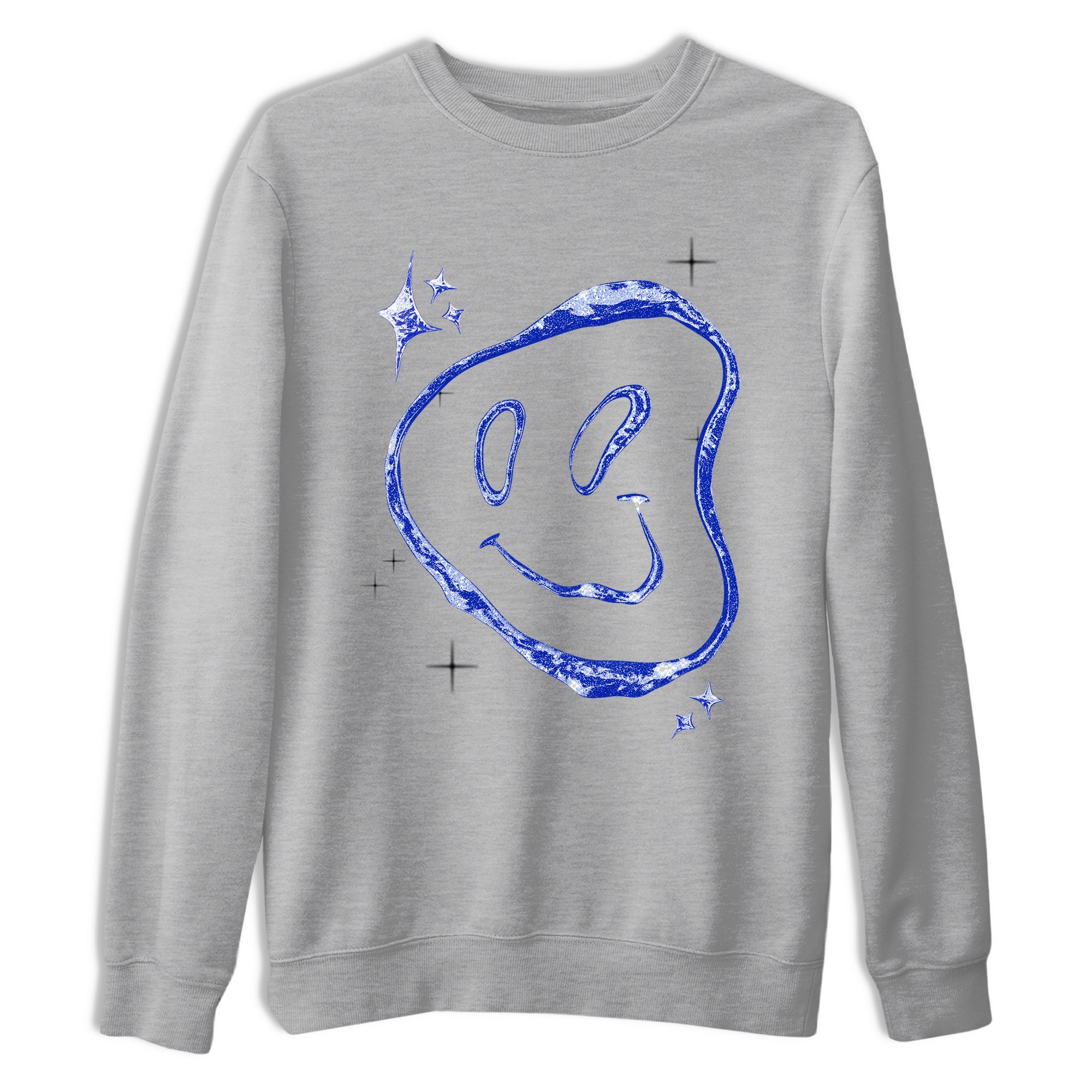 Sneaker Threads  Sneaker Tees To Match Air Foamposite One Royal  Smiling Pearl Graphic Tee Heather Grey 2. Perfect for Jordan releases 2025 colorways.