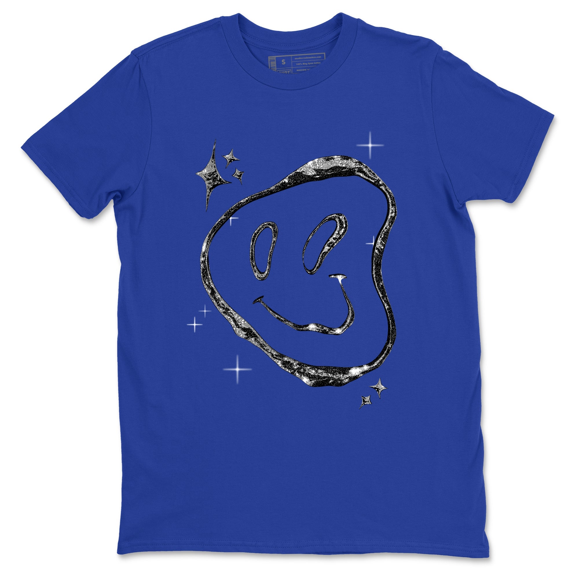 Sneaker Threads  Sneaker Tees To Match Air Foamposite One Royal  Smiling Pearl Graphic Tee Royal Blue 2. Perfect for Jordan releases 2025 colorways.