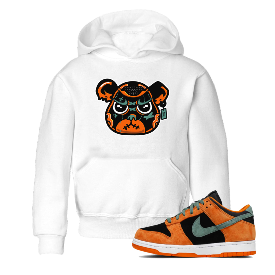 Dunk Low Ceramic shirts to match jordans Sneaker Bear Face sneaker match tees Dunk Ceramic match shoes to clothes Drip Gear Zone Youth Baby White 1 tee