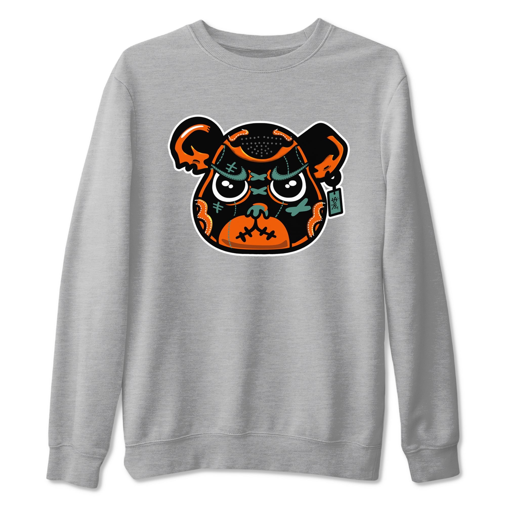 Dunk Low Ceramic shirts to match jordans Sneaker Bear Face sneaker match tees Dunk Ceramic match shoes to clothes Drip Gear Zone unisex cotton Heather Grey 2 shirts