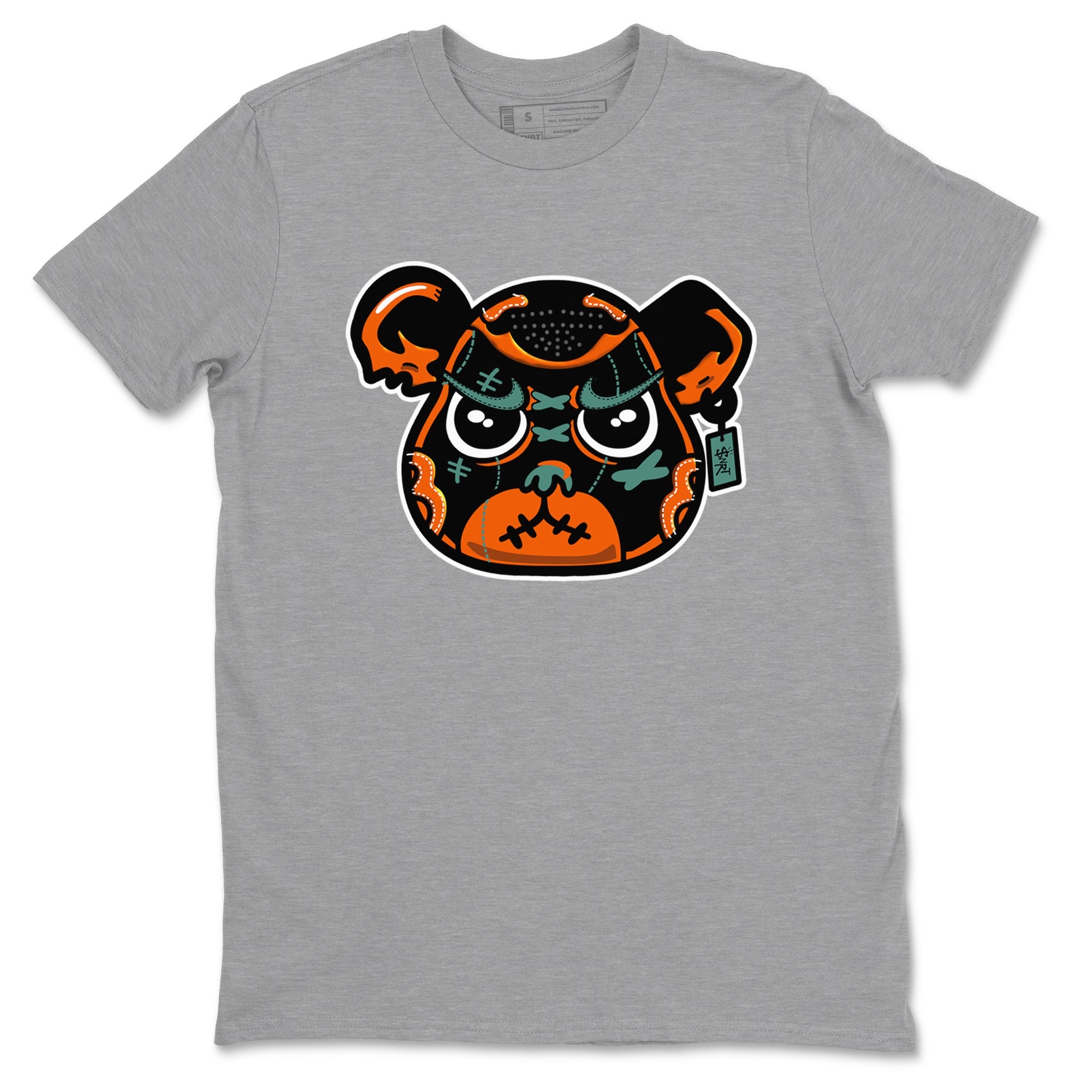 Dunk Low Ceramic shirts to match jordans Sneaker Bear Face sneaker match tees Dunk Ceramic match shoes to clothes Drip Gear Zone unisex cotton Heather Grey 2 shirts