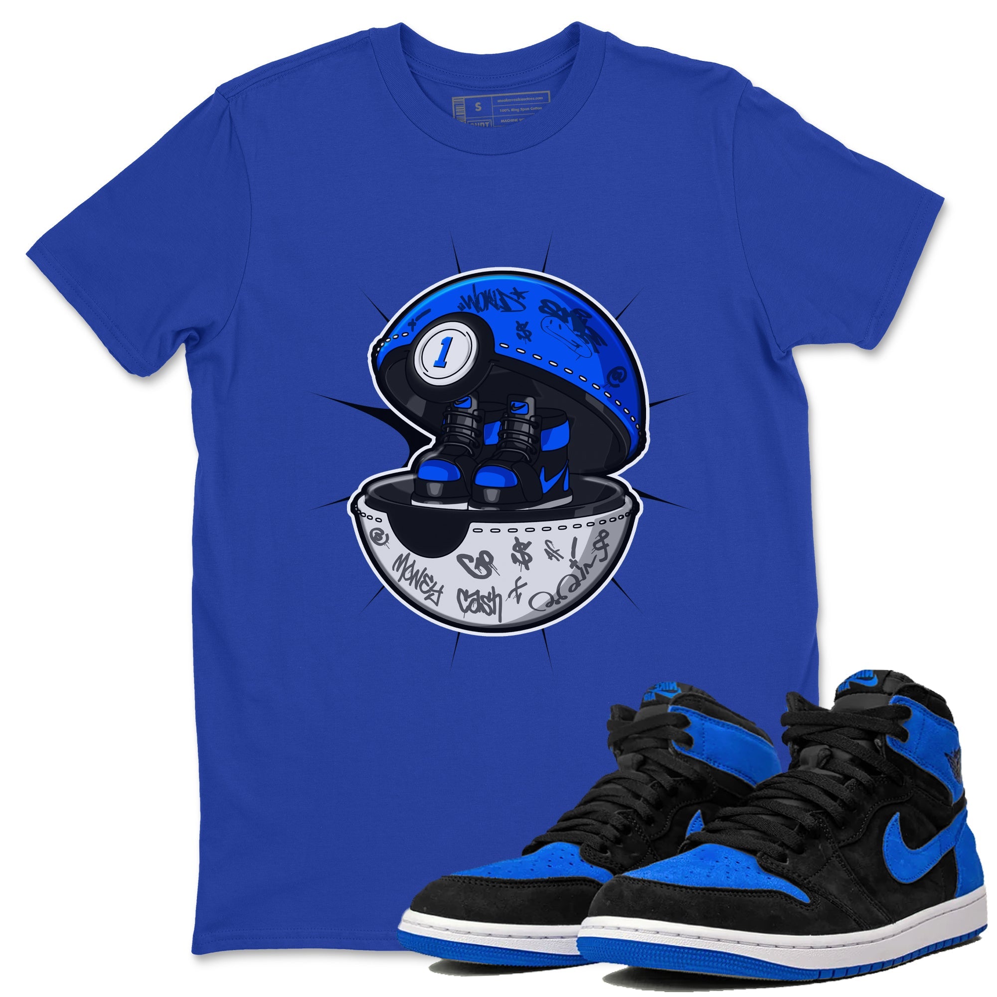 Air Jordan 1 Royal Reimagined shirt to match jordans Sneaker Capsule sneaker tees AJ1 Royal Reimagined Drip Gear Zone Unisex Royal Blue 1 T-Shirt