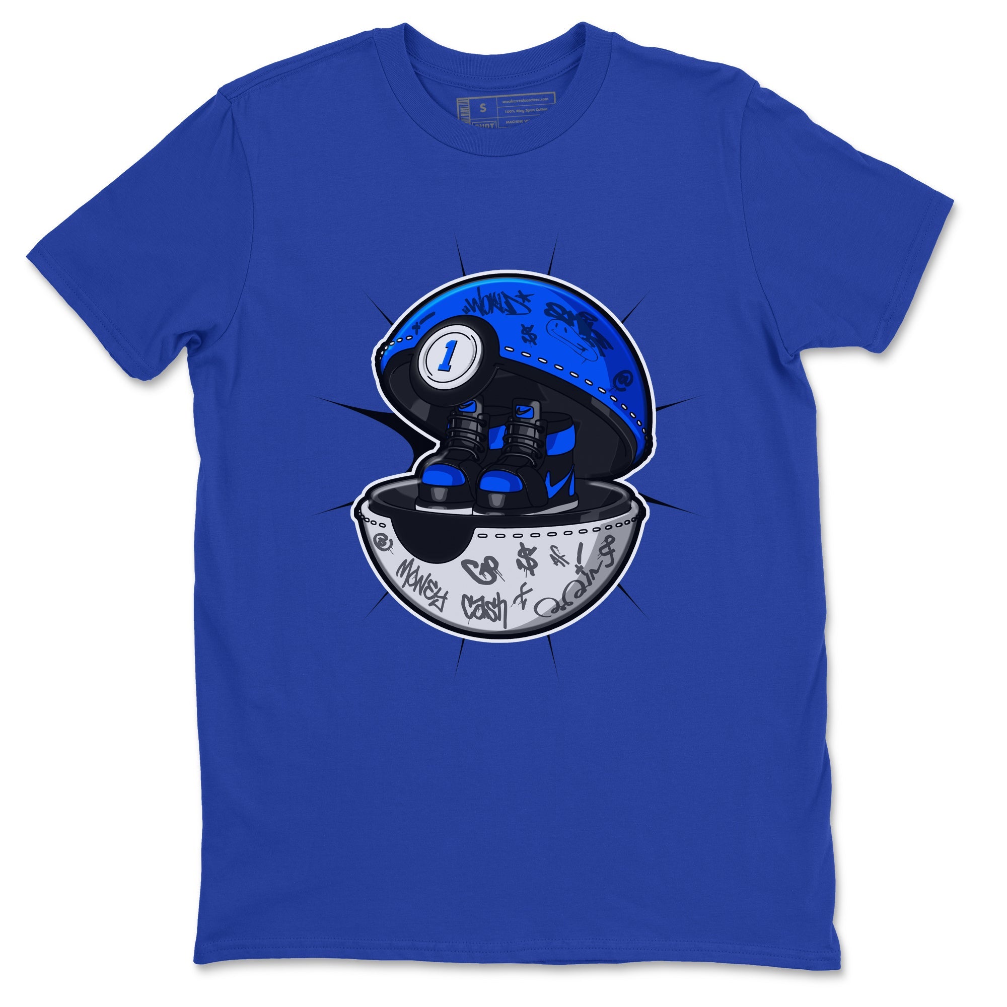 Air Jordan 1 Royal Reimagined shirt to match jordans Sneaker Capsule sneaker tees AJ1 Royal Reimagined Drip Gear Zone Unisex Royal Blue 2 T-Shirt