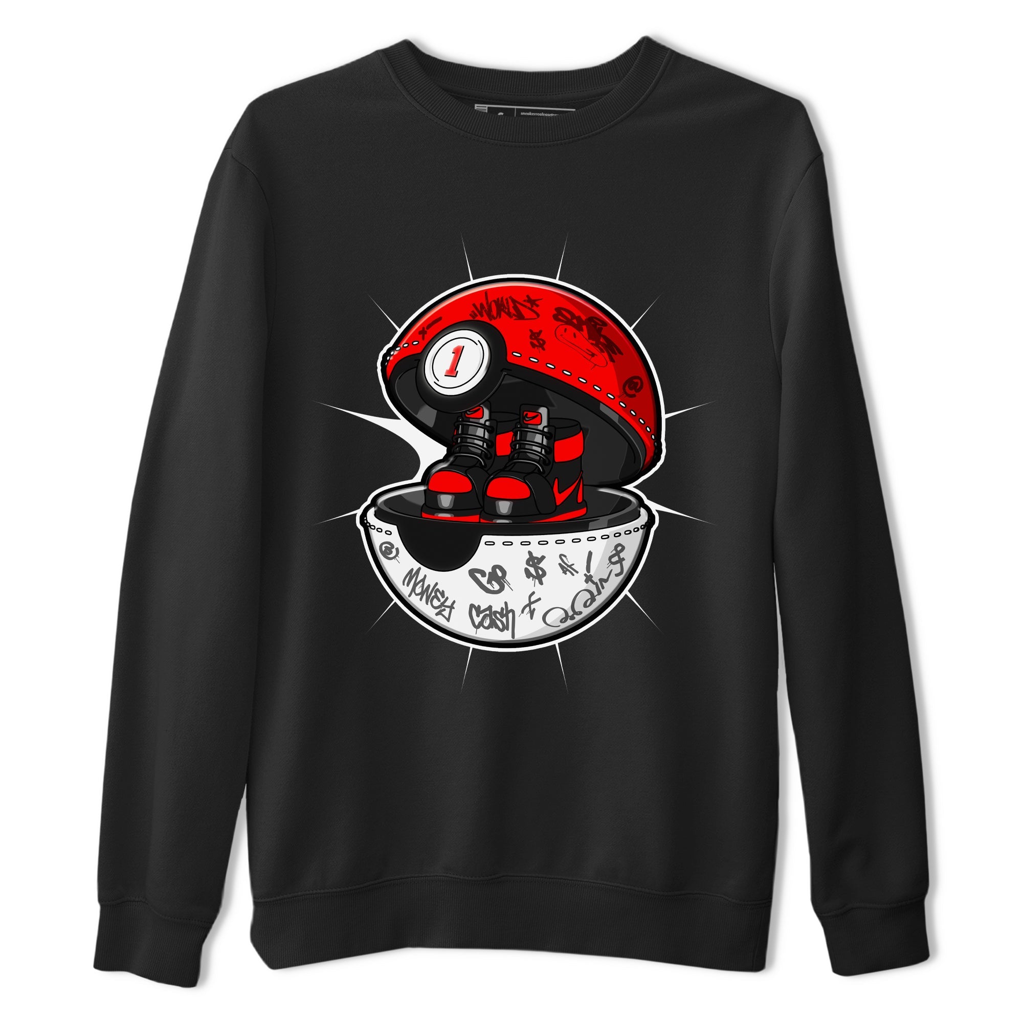 Air Jordan 1 Satin Bred shirt to match jordans Sneaker Capsule sneaker tees AJ1 Satin Bred Drip Gear Zone Unisex Black 2 T-Shirt