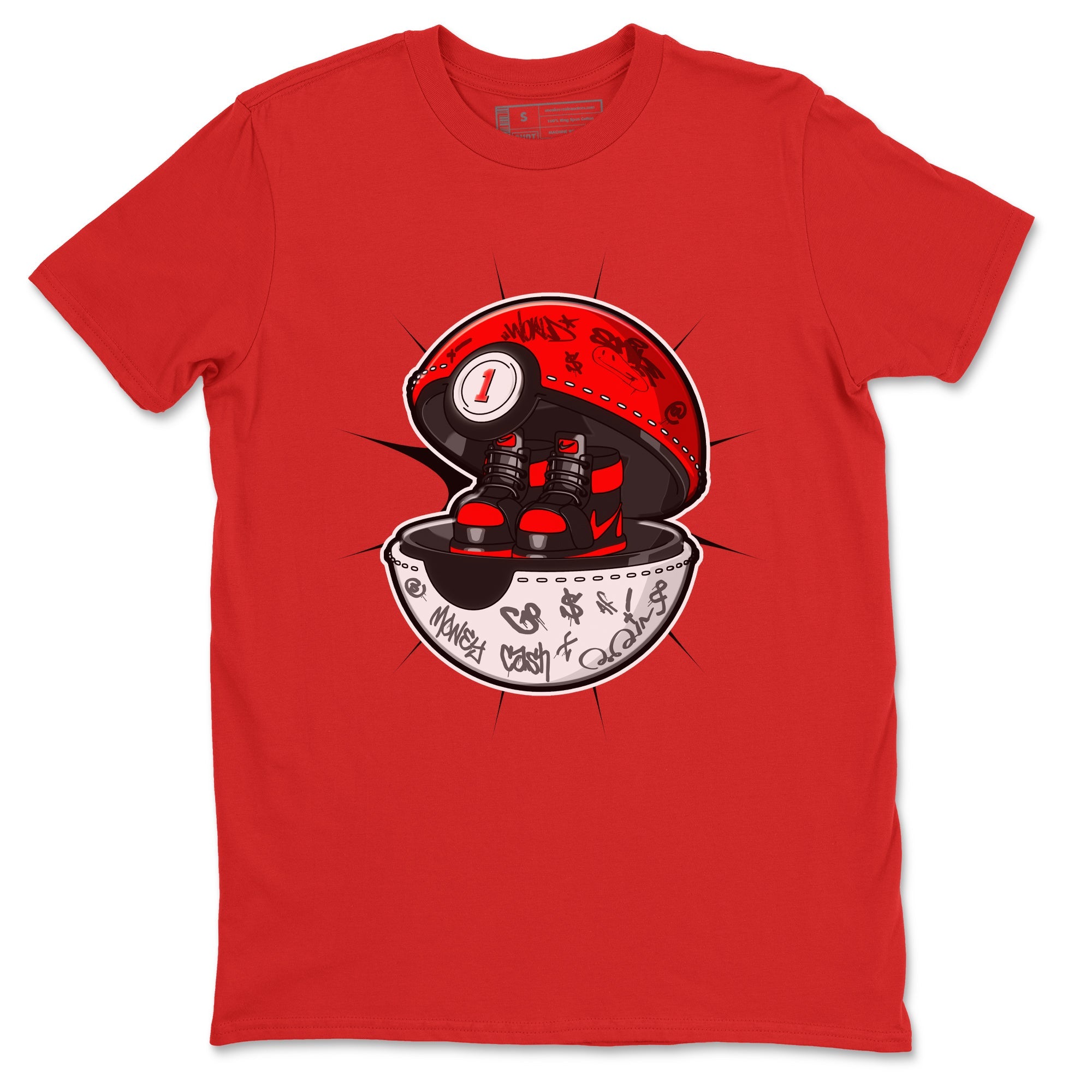 Air Jordan 1 Satin Bred shirt to match jordans Sneaker Capsule sneaker tees AJ1 Satin Bred Drip Gear Zone Unisex Red 2 T-Shirt