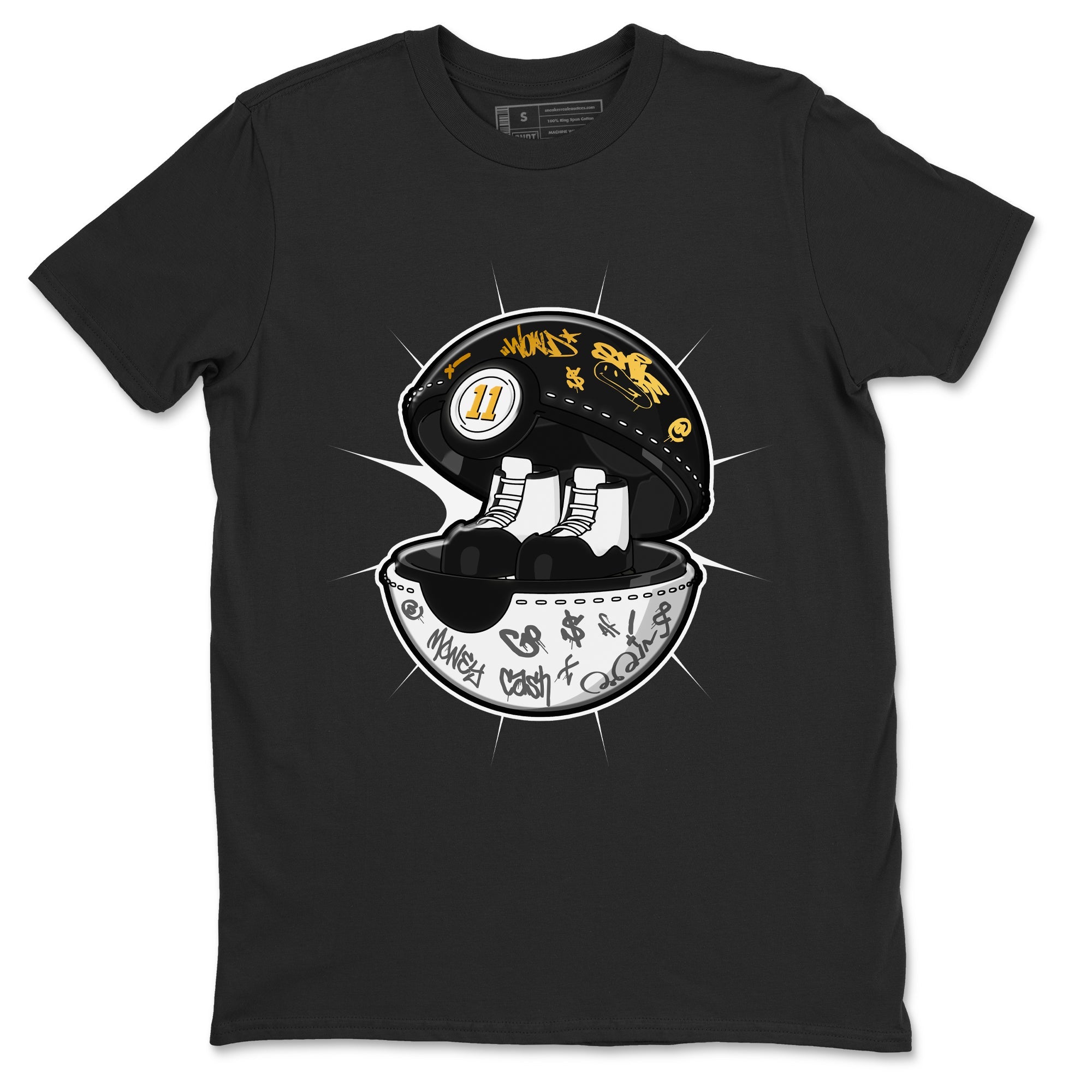 Air Jordan 11 Gratitude shirt to match jordans Sneaker Capsule sneaker tees AJ11 Gratitude Drip Gear Zone Unisex Black 2 T-Shirt