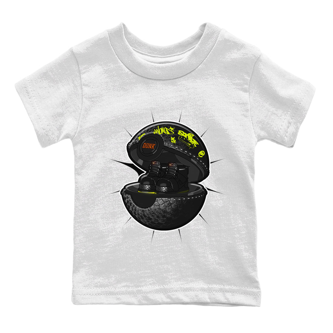 Dunk Halloween shirt to match jordans Sneaker Capsule sneaker tees halloween horror nights Nike Dunk Halloween Drip Gear Zone Baby Toddler White 2 T-Shirt