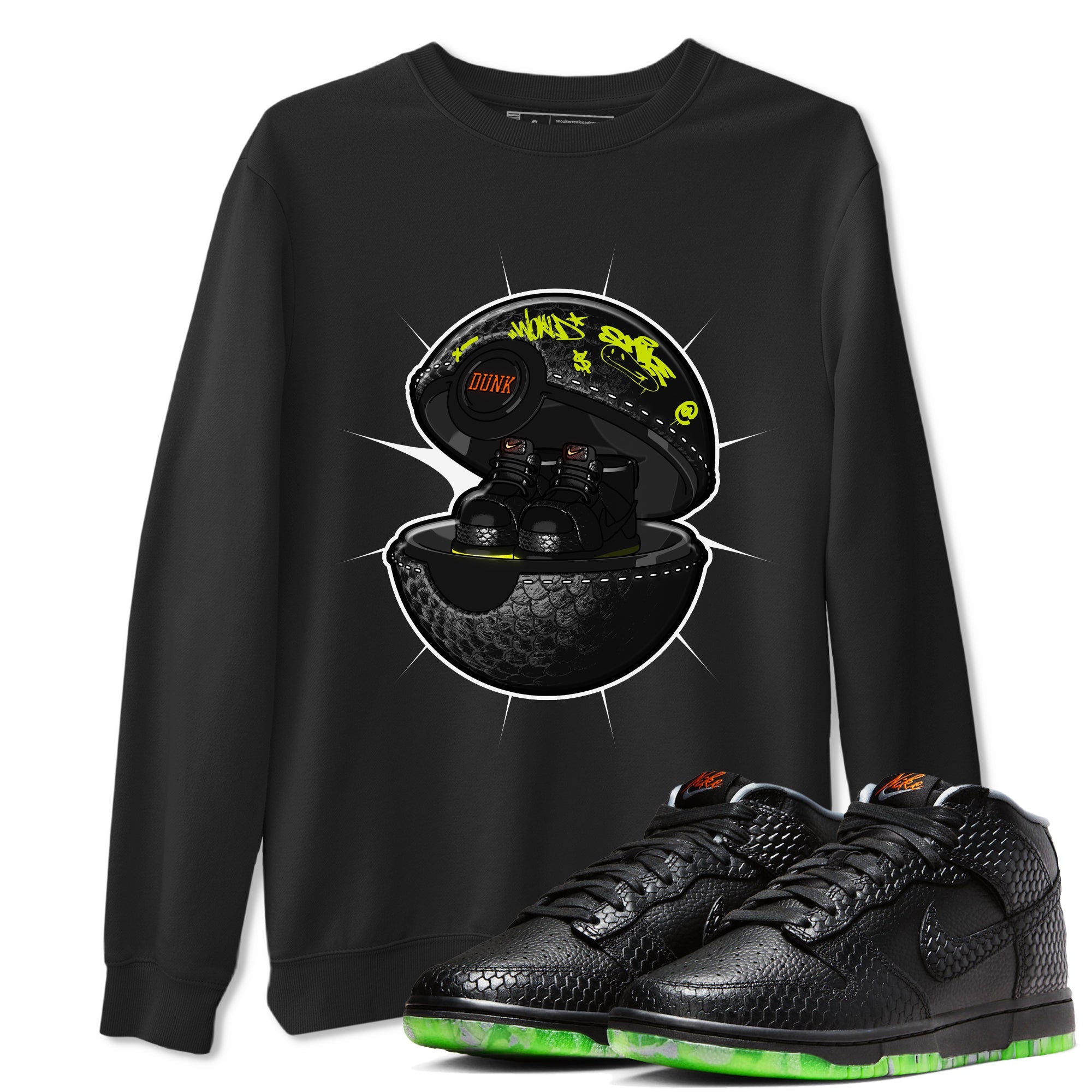 Dunk Halloween shirt to match jordans Sneaker Capsule sneaker tees halloween horror nights Nike Dunk Halloween Drip Gear Zone Unisex Black 1 T-Shirt