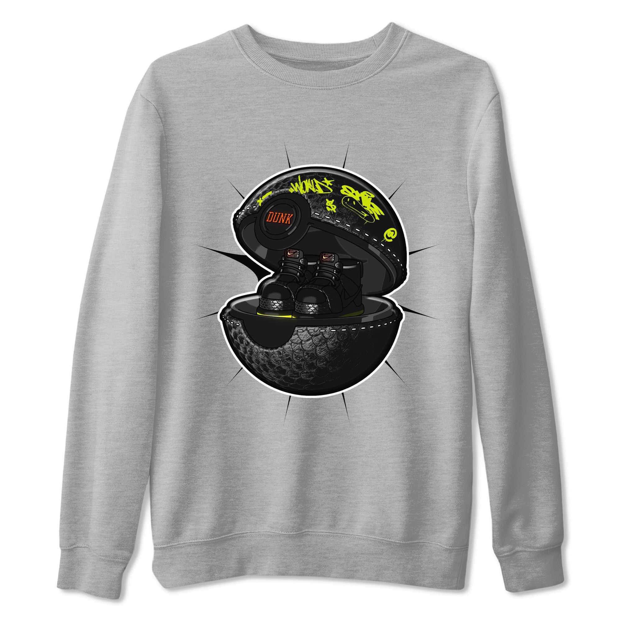 Dunk Halloween shirt to match jordans Sneaker Capsule sneaker tees halloween horror nights Nike Dunk Halloween Drip Gear Zone Unisex Heather Grey 2 T-Shirt