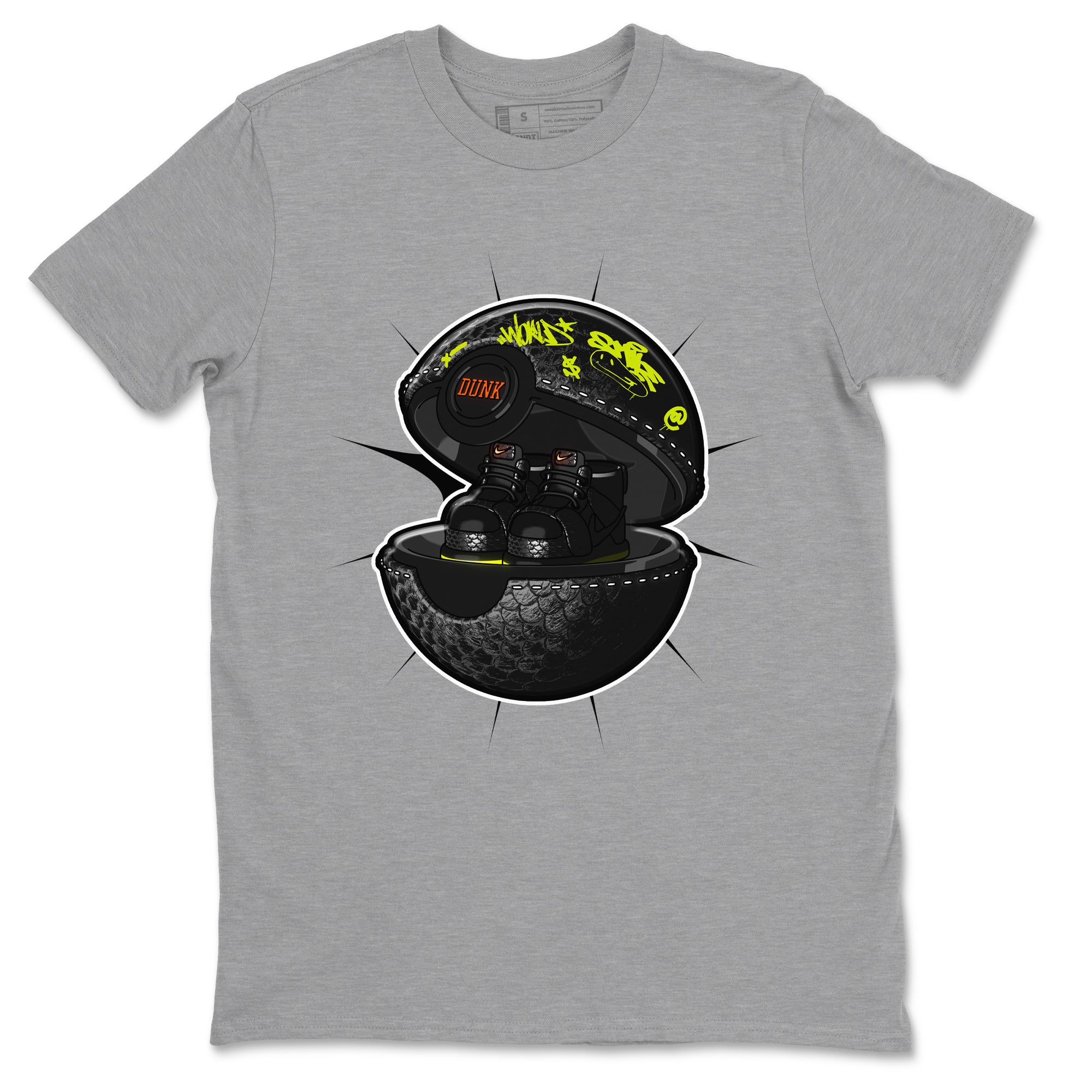 Dunk Halloween shirt to match jordans Sneaker Capsule sneaker tees halloween horror nights Nike Dunk Halloween Drip Gear Zone Unisex Heather Grey 2 T-Shirt