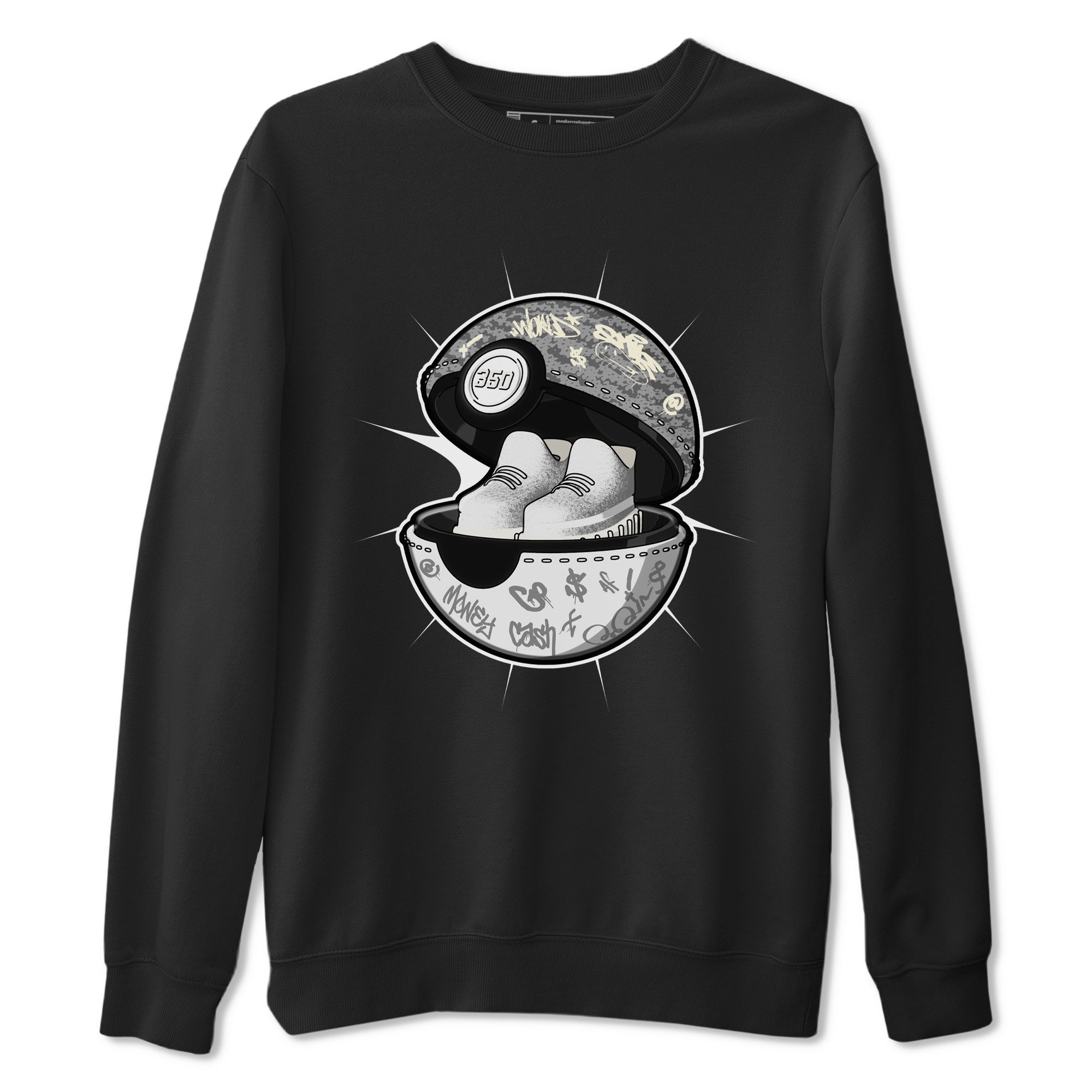 Yeezy 350 Static shirt to match jordans Sneaker Capsule sneaker tees Adidas Yeezy 350 Static Drip Gear Zone Unisex Black 2 T-Shirt