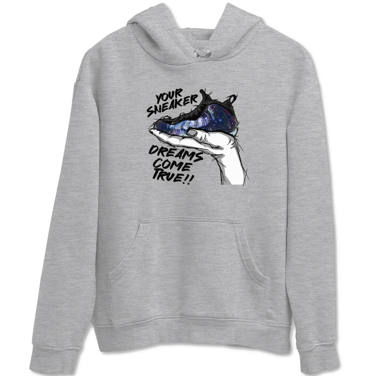 Foams One Galaxy shirts to match jordans Sneaker Dreams sneaker match tees Air Foamposite One Galaxy match shoes to clothes Drip Gear Zone unisex cotton Heather Grey 2 shirts