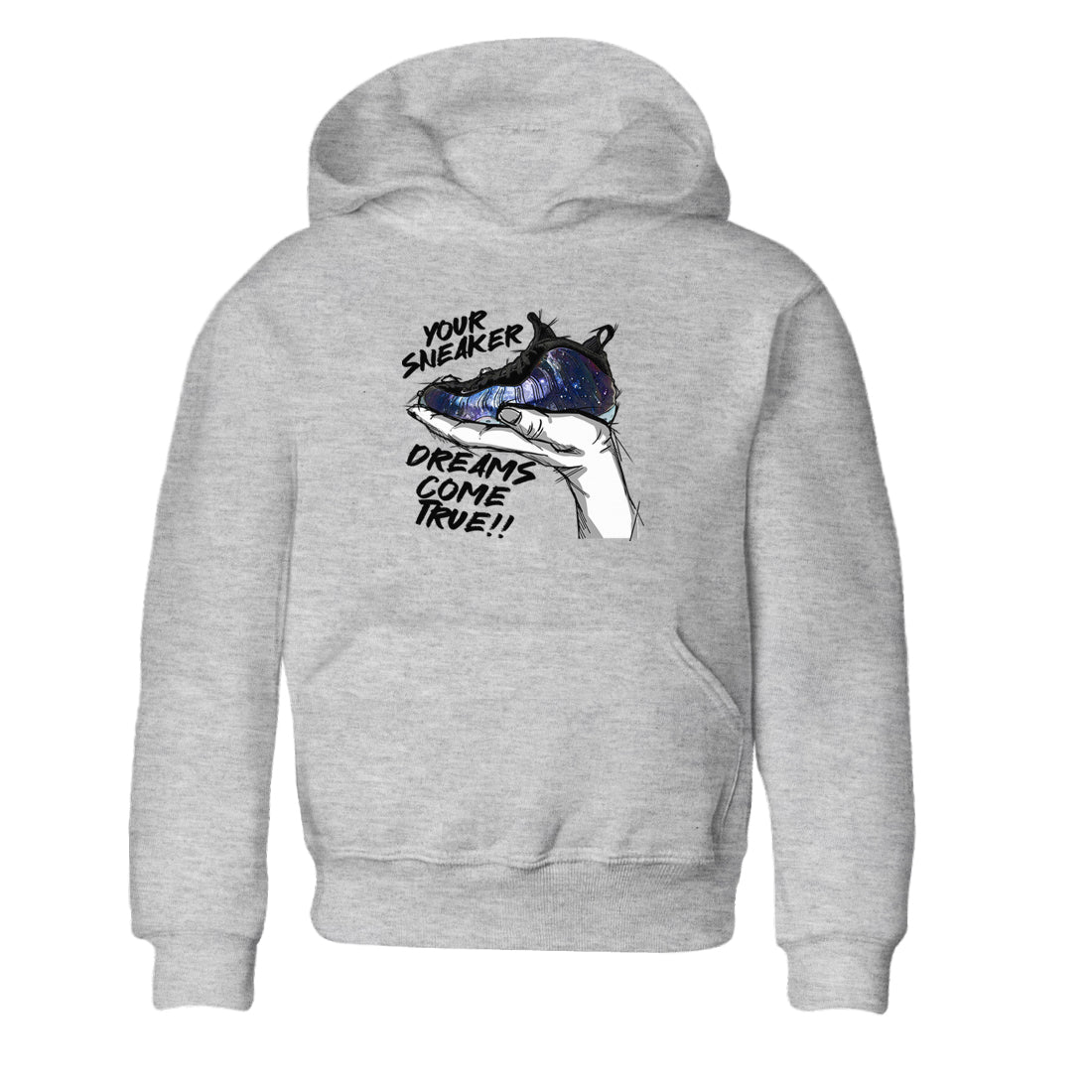 Foams One Galaxy shirts to match jordans Sneaker Dreams sneaker match tees Air Foamposite One Galaxy match shoes to clothes Drip Gear Zone Youth Baby Heather Grey 2 tee