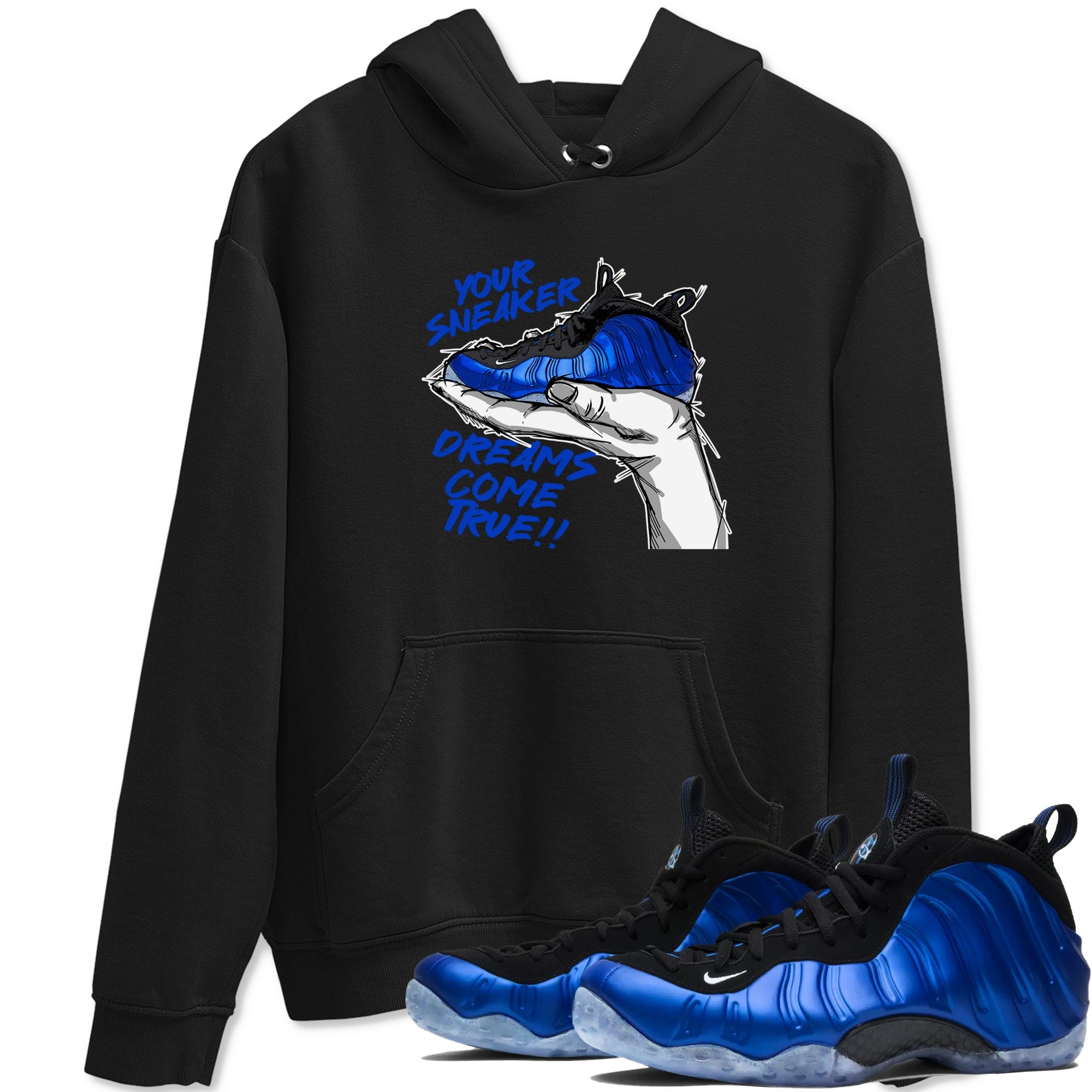 Foams One Royal shirts to match jordans Sneaker Dreams sneaker match tees Air Foamposite One Royal match shoes to clothes Drip Gear Zone unisex cotton Black 1 shirts