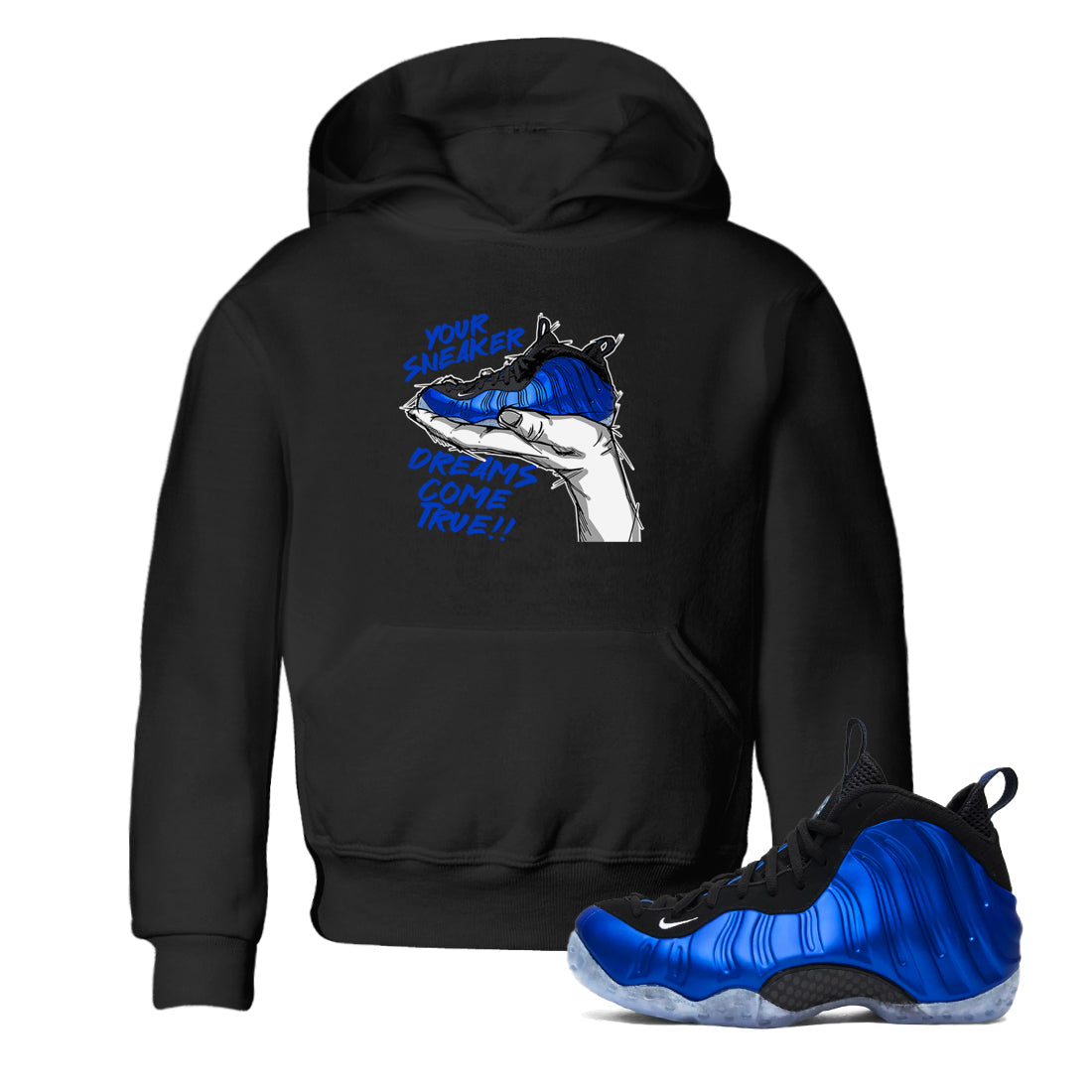 Foams One Royal shirts to match jordans Sneaker Dreams sneaker match tees Air Foamposite One Royal match shoes to clothes Drip Gear Zone Youth Baby Black 1 tee