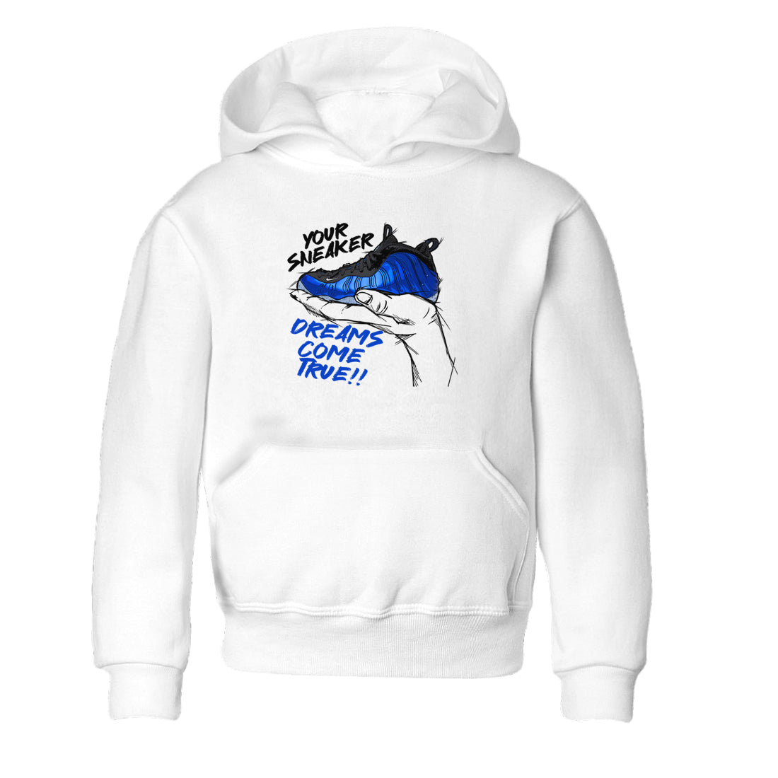 Foams One Royal shirts to match jordans Sneaker Dreams sneaker match tees Air Foamposite One Royal match shoes to clothes Drip Gear Zone Youth Baby White 2 tee