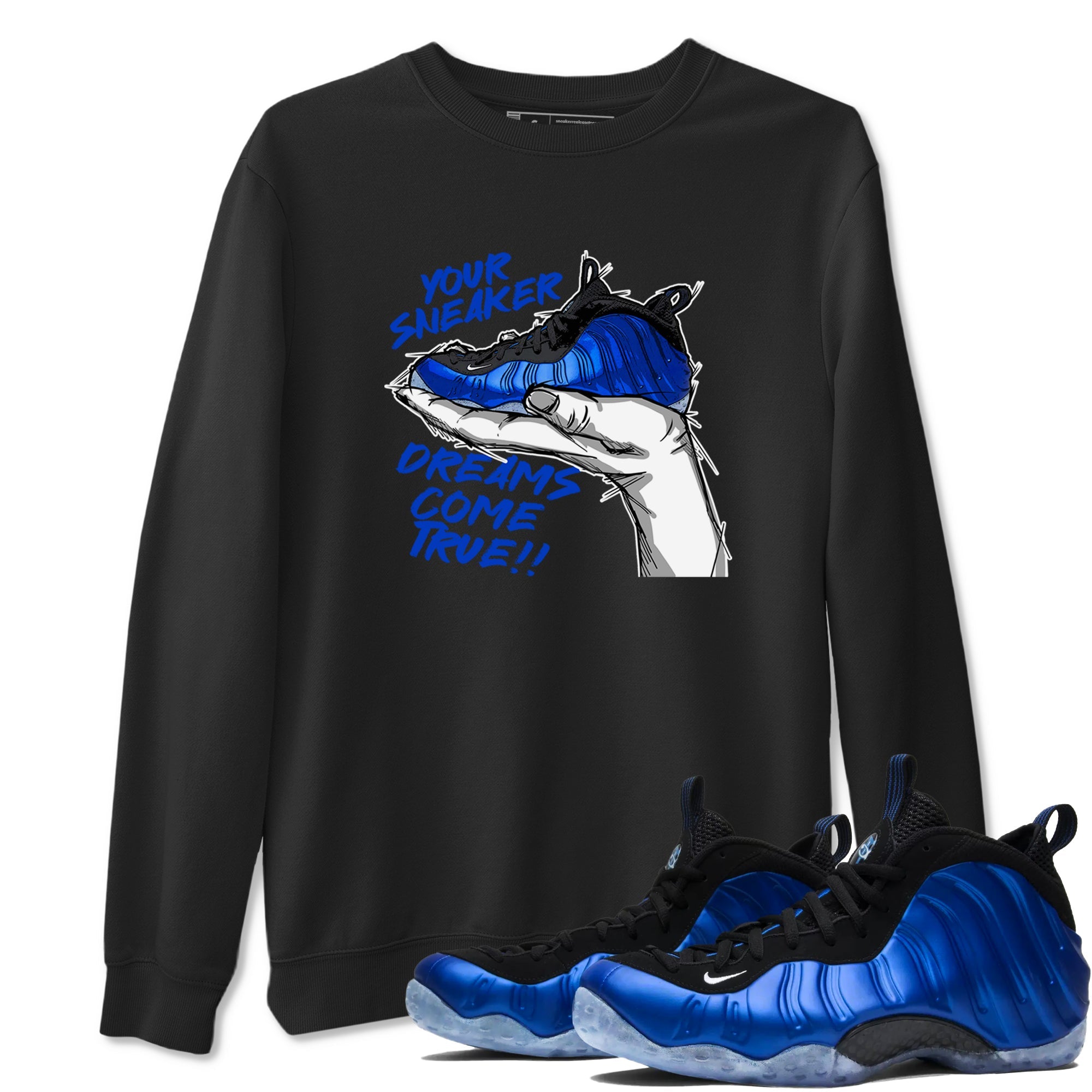 Foams One Royal shirts to match jordans Sneaker Dreams sneaker match tees Air Foamposite One Royal match shoes to clothes Drip Gear Zone unisex cotton Black 1 shirts