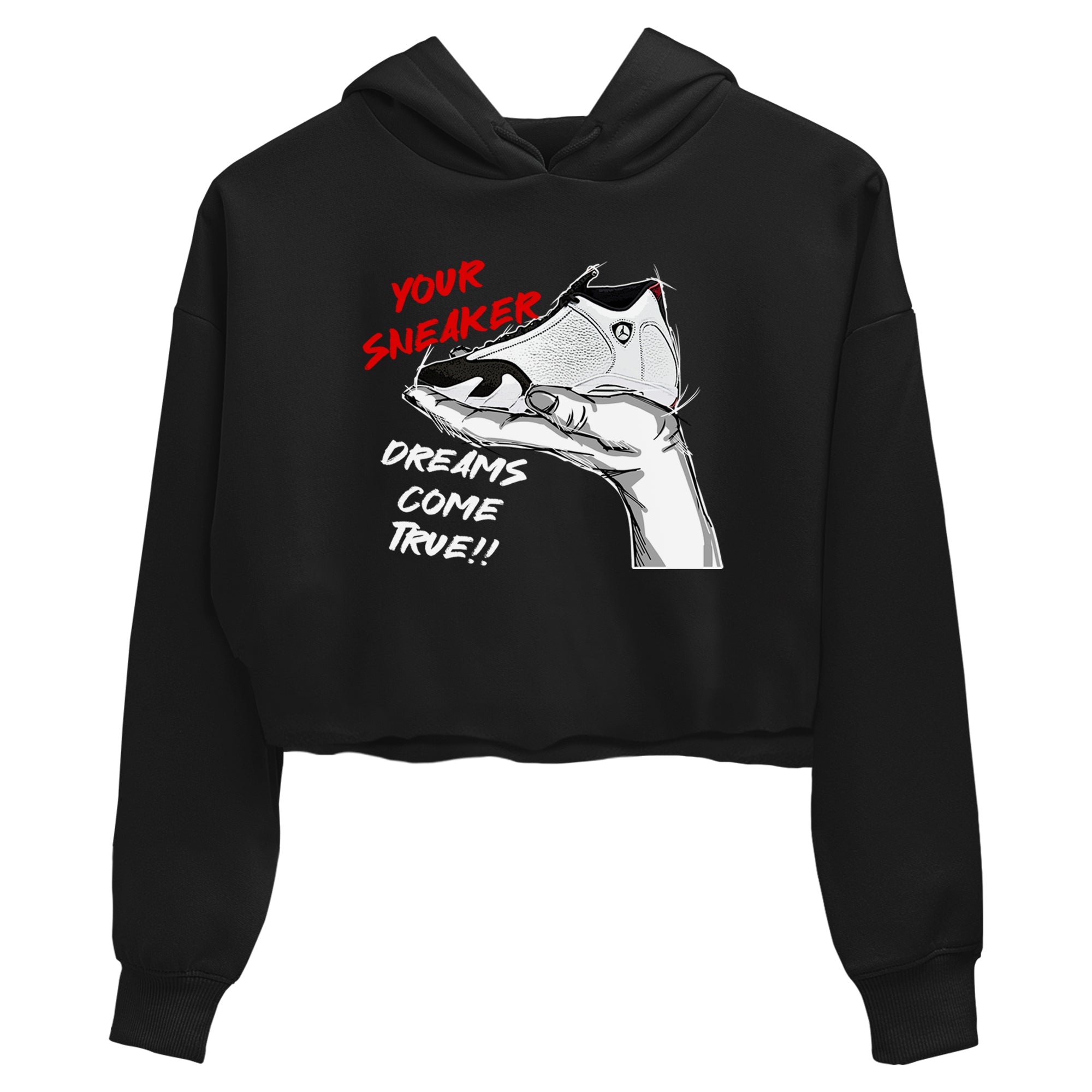 Jordan 14 Retro Black Toe t shirts to match sneakers Sneaker Dreams sneaker match tees 14s Black Toe sneaker match tee Drip Gear Zone unisex cotton Black 2 crop tee