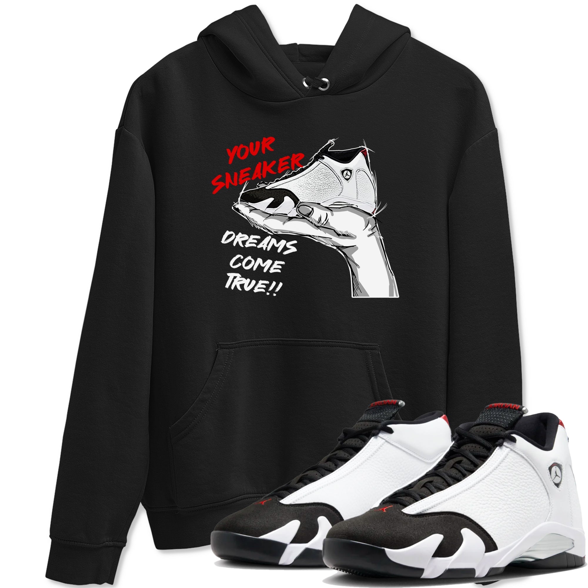 Jordan 14 Retro Black Toe t shirts to match sneakers Sneaker Dreams sneaker match tees 14s Black Toe sneaker match tee Drip Gear Zone unisex cotton Black 1 shirts