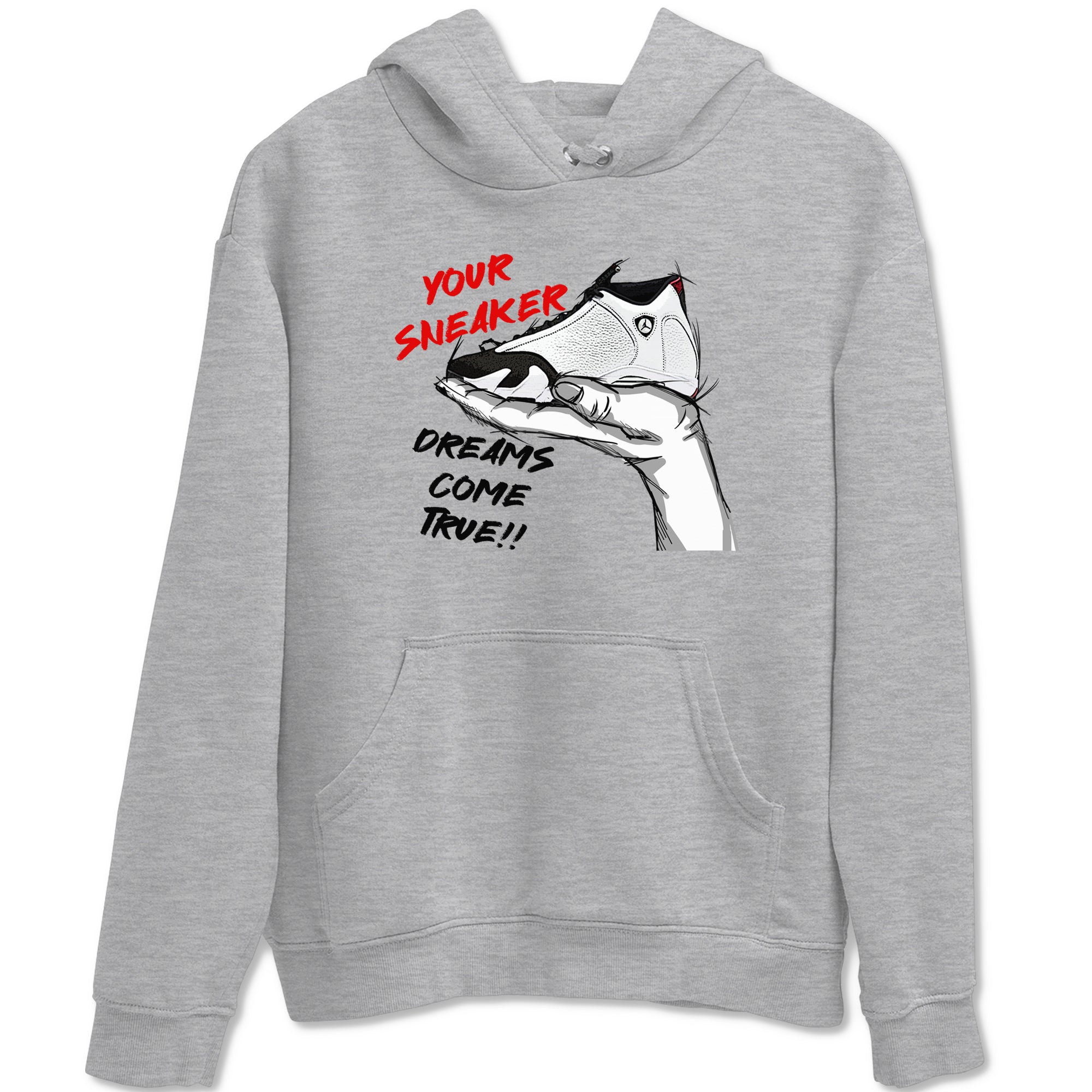 Jordan 14 Retro Black Toe t shirts to match sneakers Sneaker Dreams sneaker match tees 14s Black Toe sneaker match tee Drip Gear Zone unisex cotton Heather Grey 2 shirts