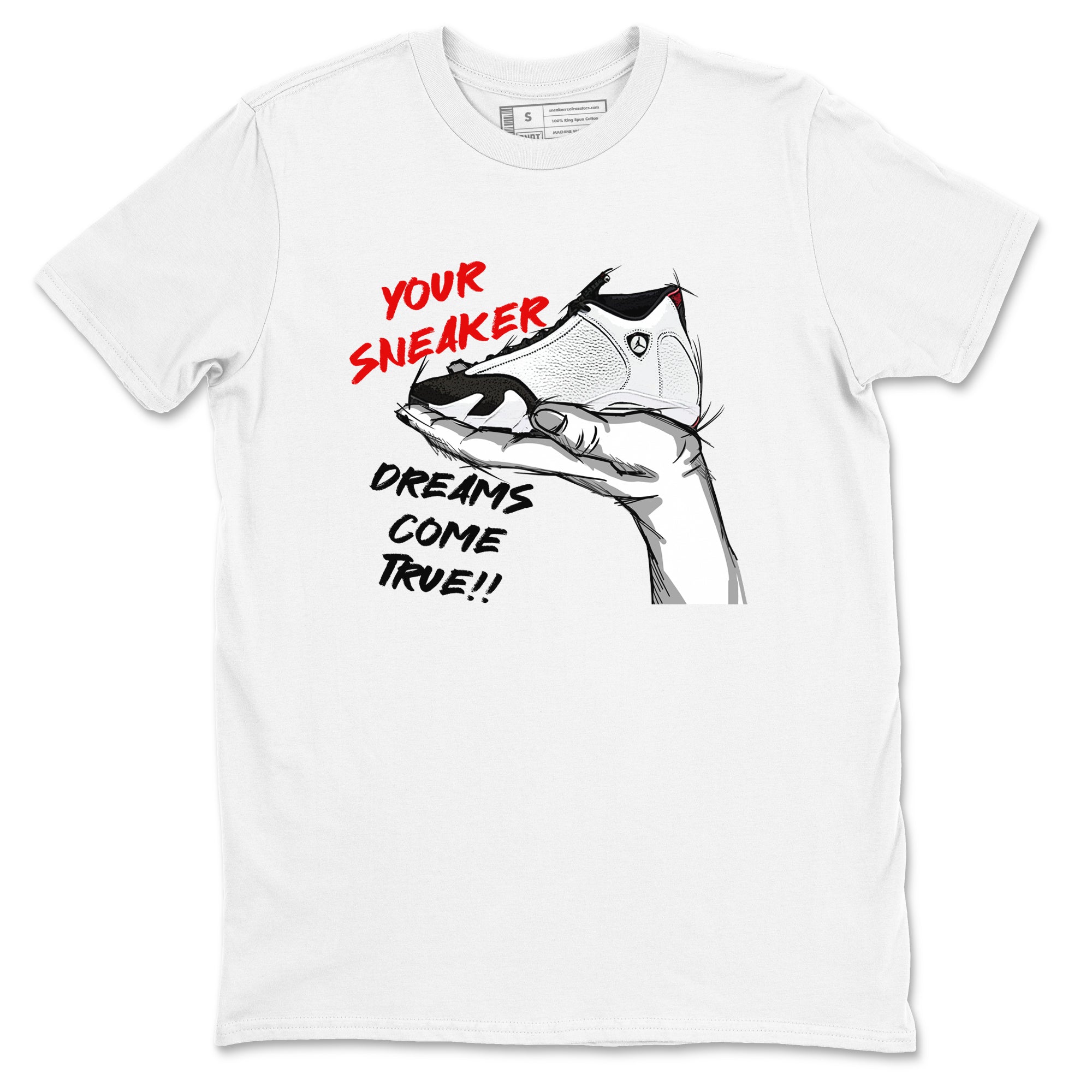 Jordan 14 Retro Black Toe t shirts to match sneakers Sneaker Dreams sneaker match tees 14s Black Toe sneaker match tee Drip Gear Zone unisex cotton White 2 shirts