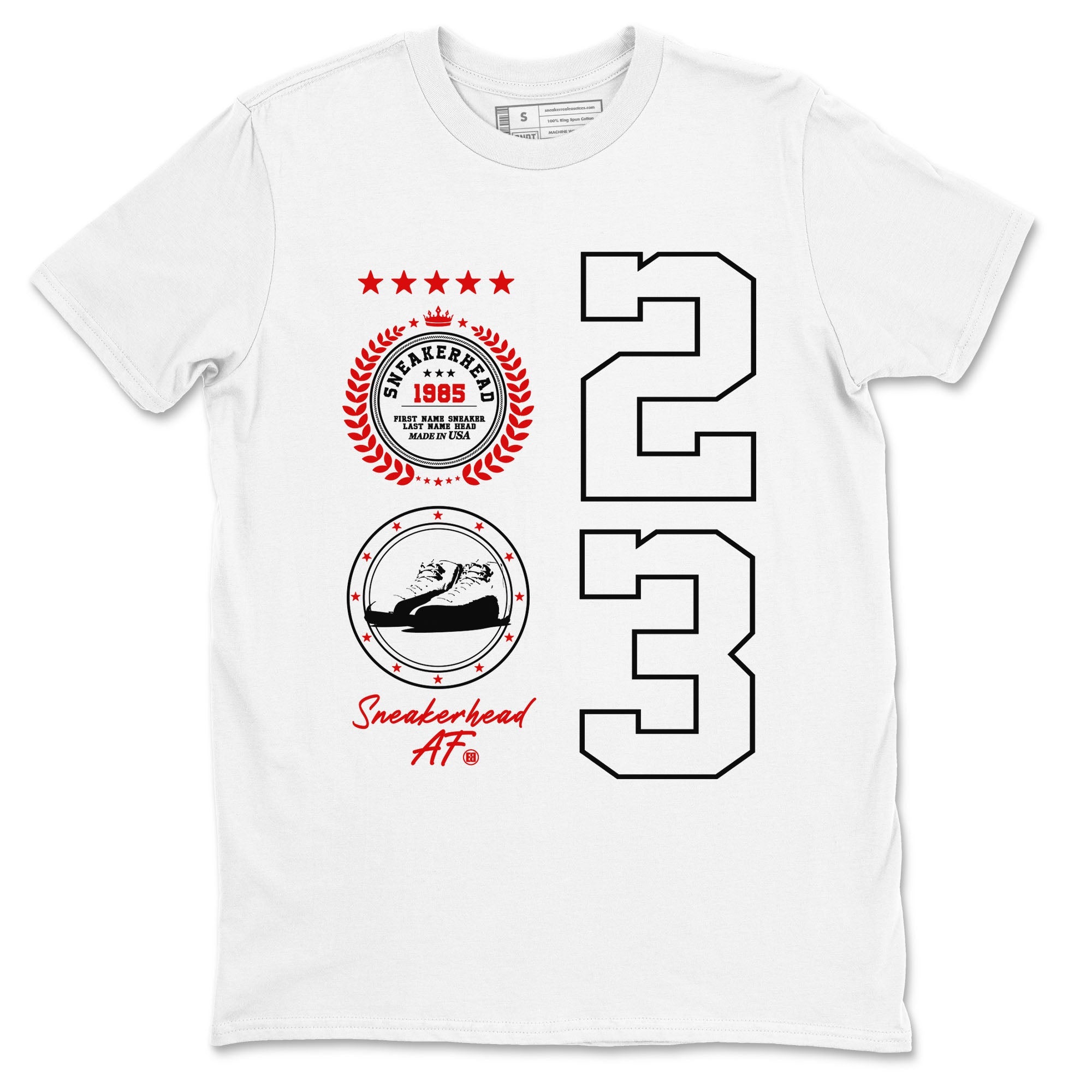 Air Jordan 1 Taxi Flip shirts to match jordans Sneaker Emblem sneaker match tees Air Jordan 1 Taxi Flip Drip Gear Zone unisex cotton White 2 crew neck shirt