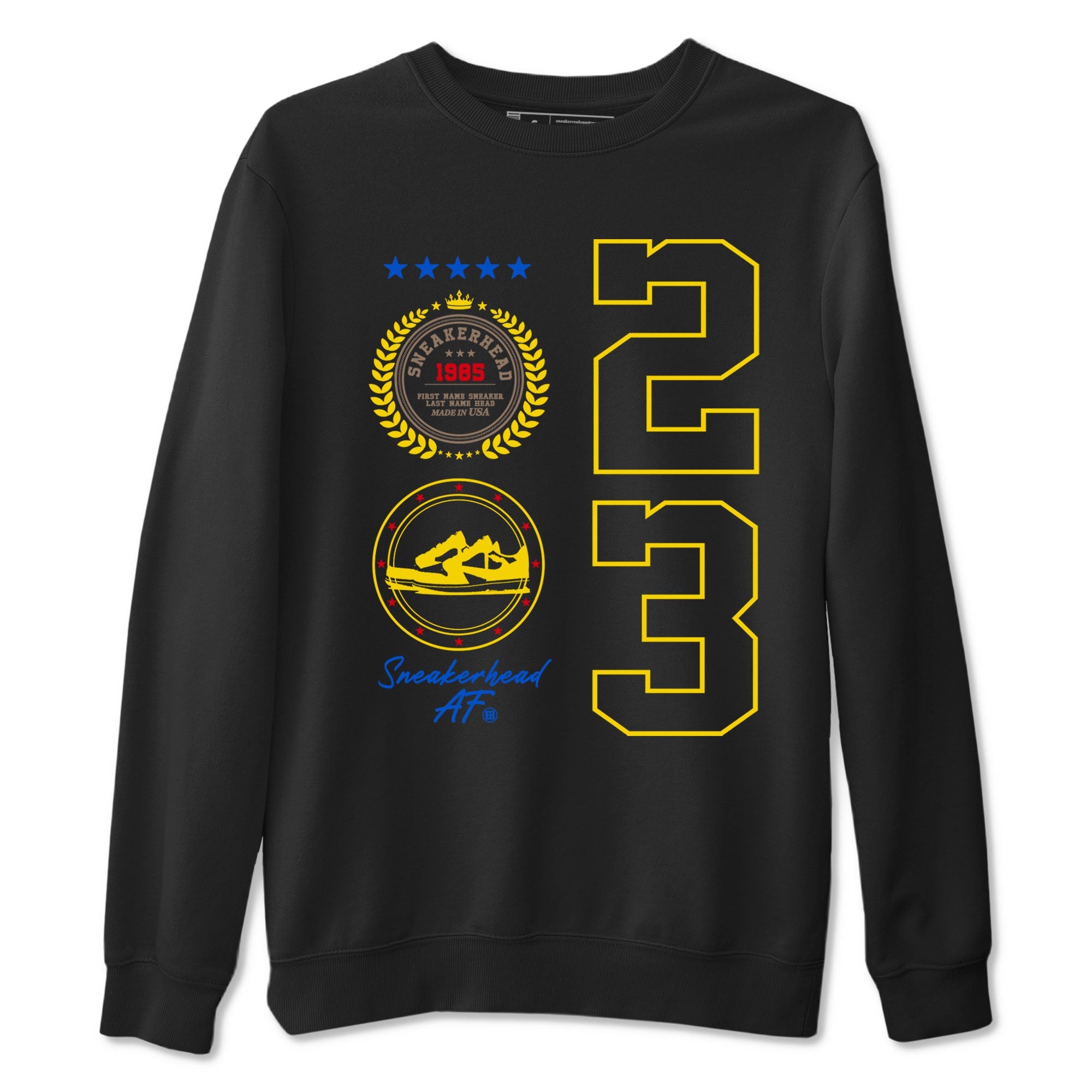 Air Jordan 1 Low x Travis Scott x Canary shirt to match jordans Sneaker Emblem sneaker tees AJ1 Travis Scott Canary Streetwear Brand Drip Gear Zone unisex cotton Black 2 crew neck shirt