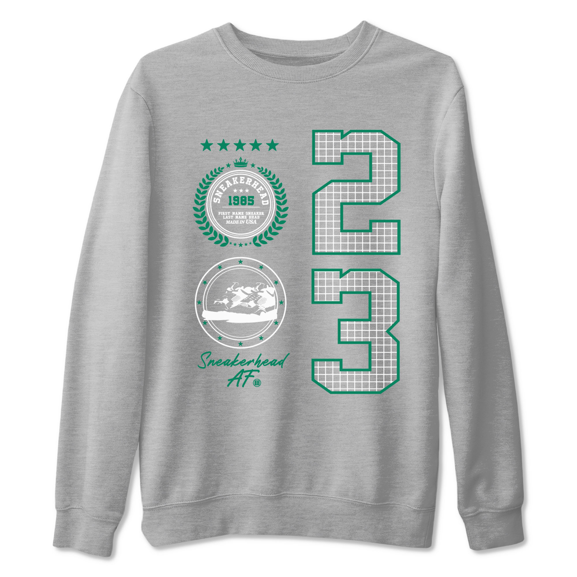 4s Oxidized Green shirts to match jordans Sneaker Emblem sneaker match tees Air Jordan 4 Oxidized Green Drip Gear Zone streetwear brand Heather Grey 2 unisex cotton tee