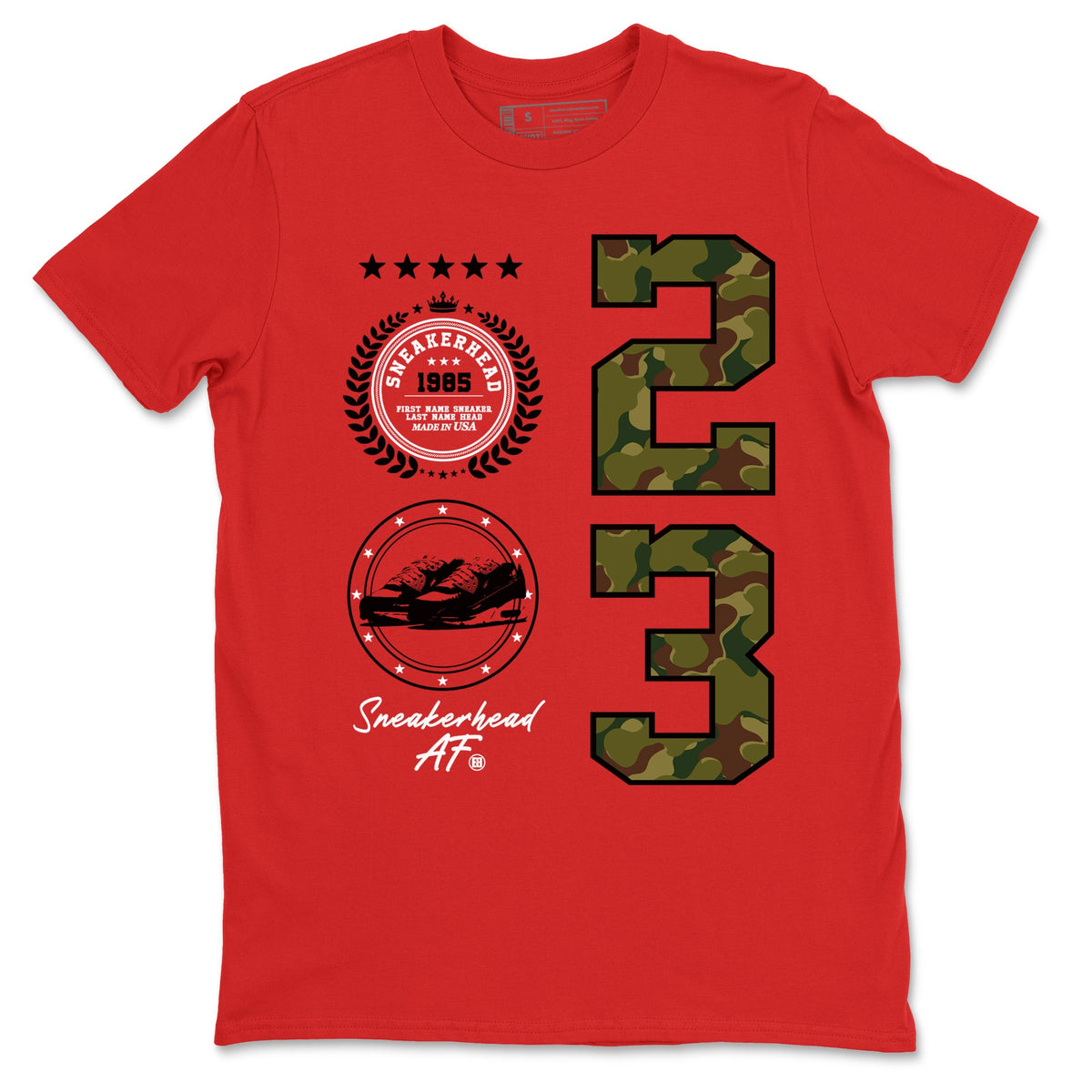 Air Max 90 Duck Camo shirts to match jordans Sneaker Emblem sneaker match tees Air Max 90 Reverse Duck Camo match shoes to clothes Drip Gear Zone unisex cotton Red 2 shirts