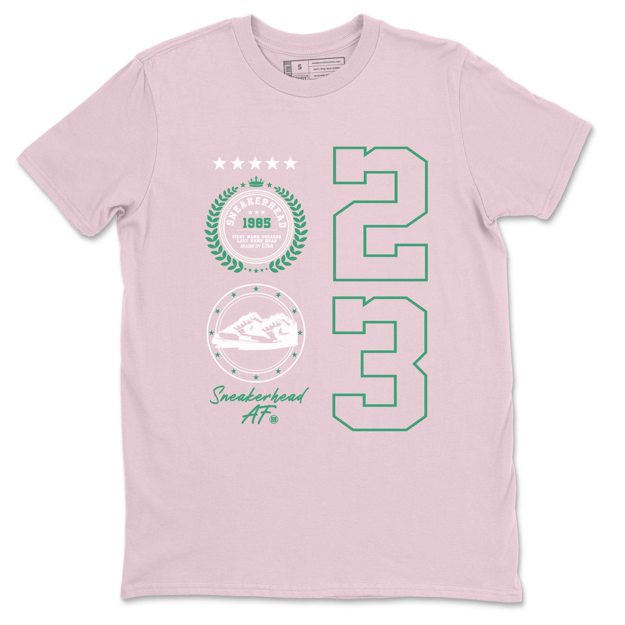 Dunk Low Medium Soft Pink Malachite shirt to match jordans Sneaker Emblem sneaker tees Dunks Medium Soft Pink Malachite Streetwear Brand Drip Gear Zone unisex cotton Pink 2 crew neck shirt