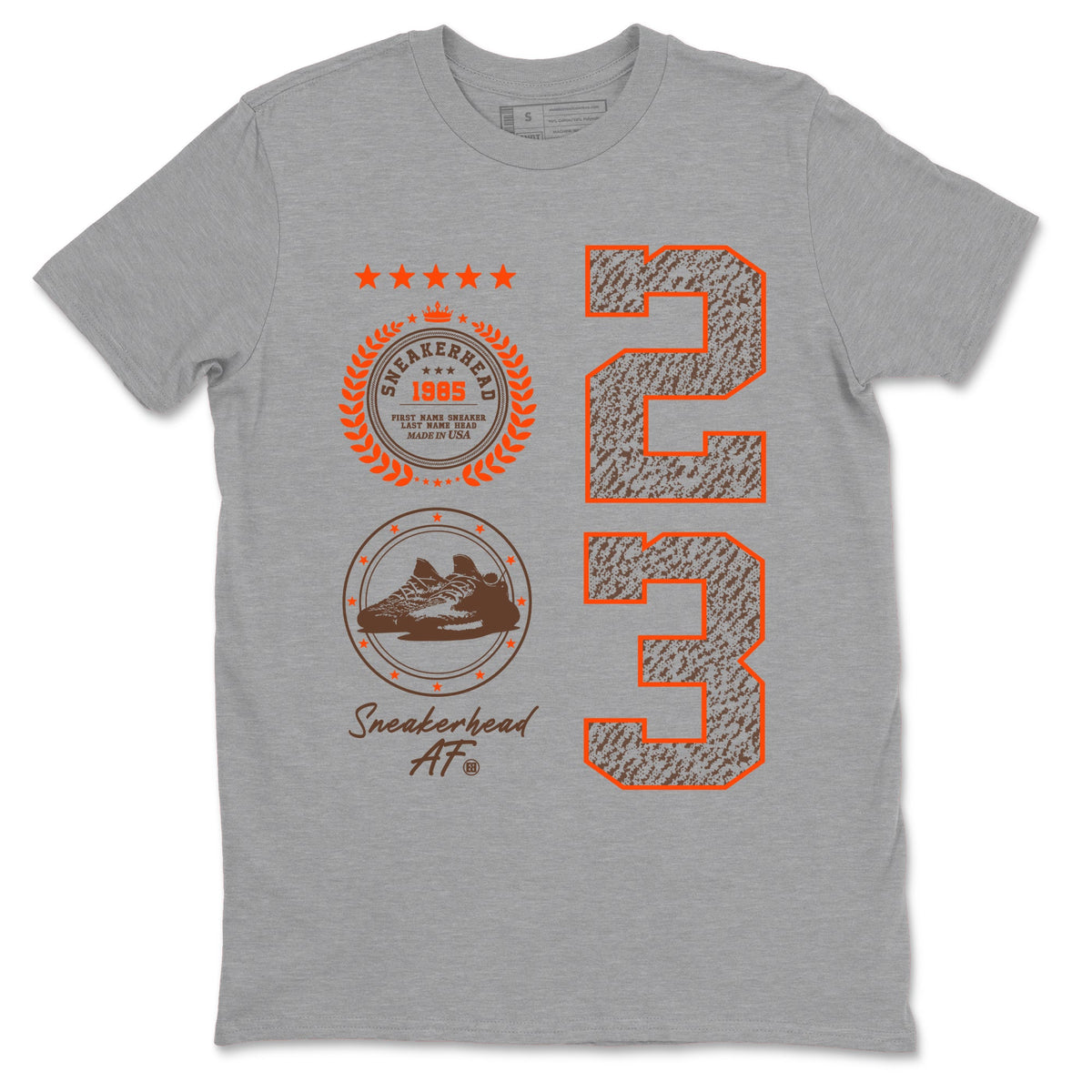 Yeezy 350 Carbon Beluga shirts to match jordans Sneaker Emblem sneaker match tees Yeezy 350 Carbon Beluga match shoes to clothes Drip Gear Zone unisex cotton Heather Grey 2 shirts