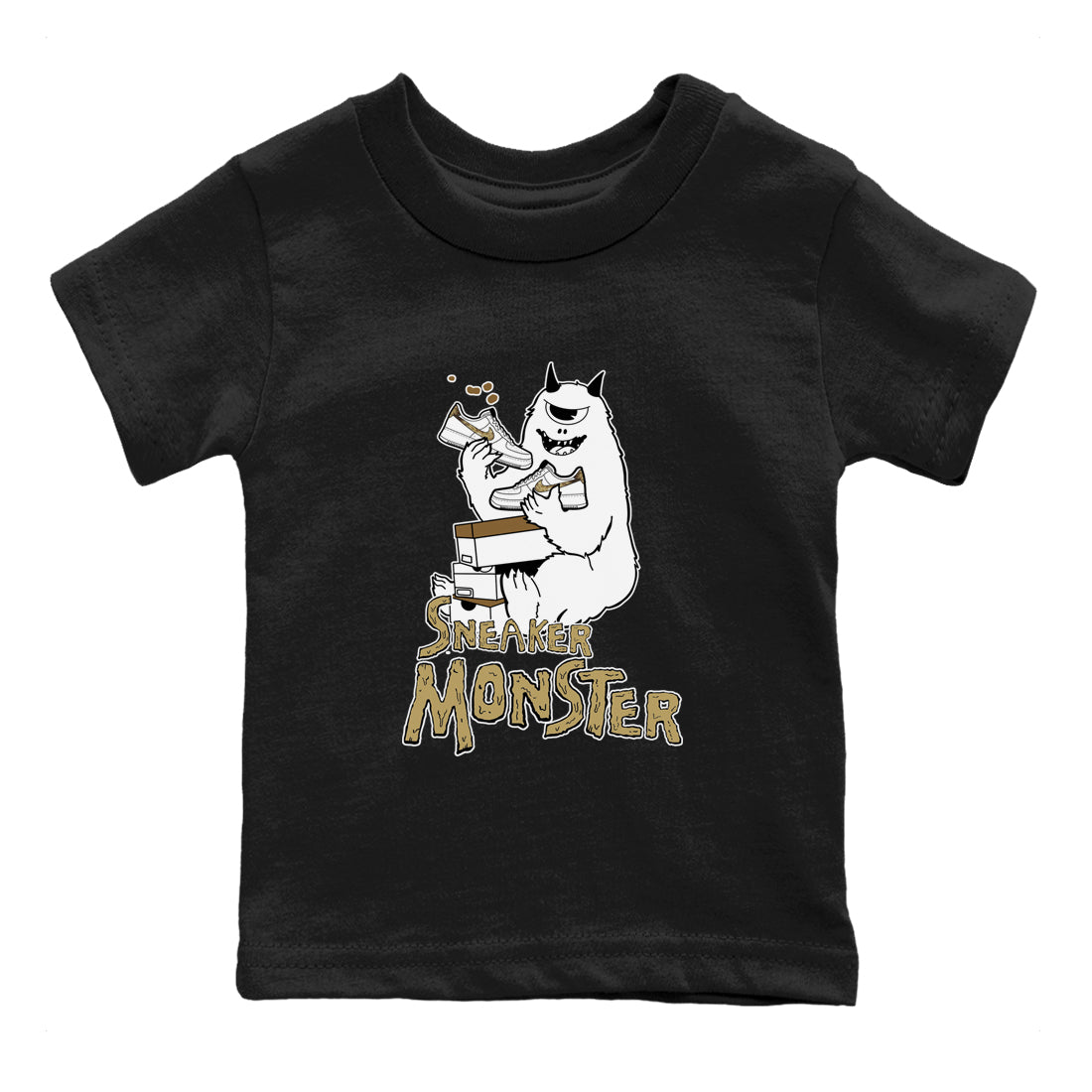 Air Force 1 Ivory Snake shirt to match jordans Sneaker Monster sneaker tees Air Force 1 Ivory Snake Drip Gear Zone baby toddler Black 2 cotton Shirt