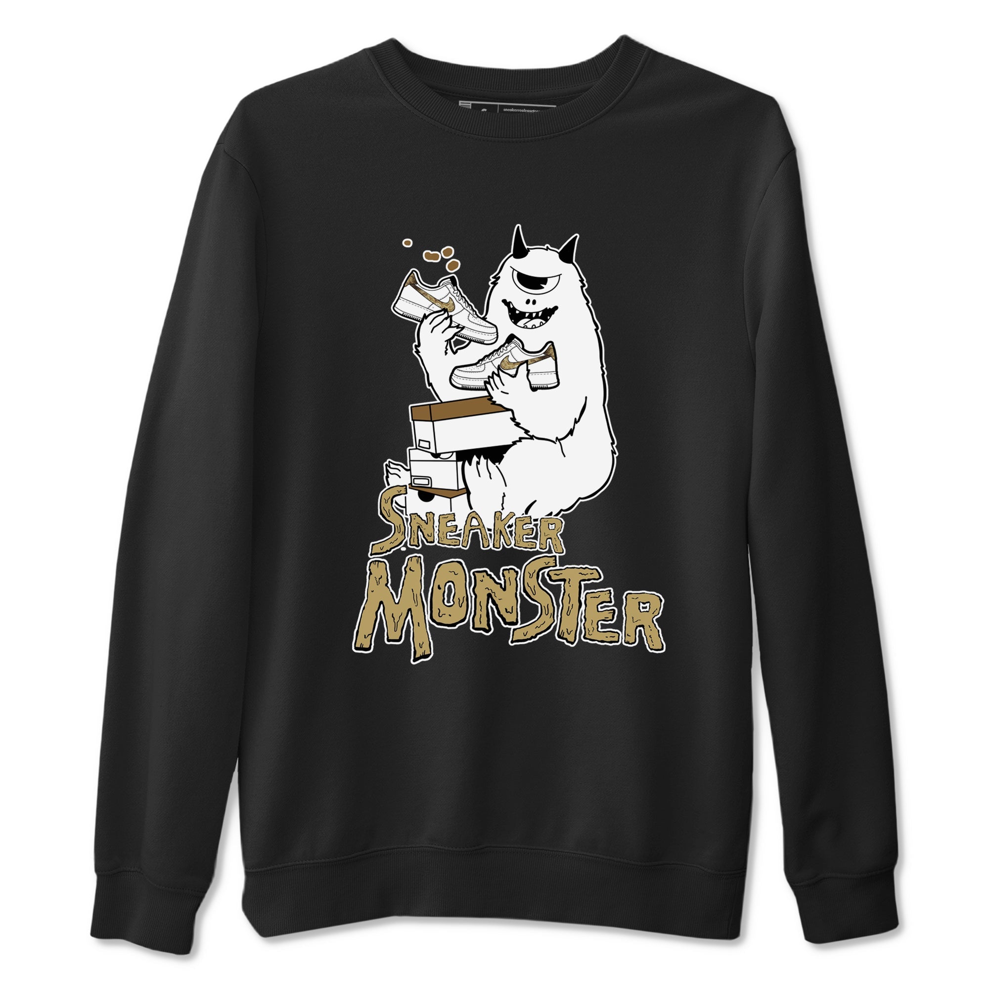 Air Force 1 Ivory Snake shirt to match jordans Sneaker Monster sneaker tees Air Force 1 Ivory Snake Drip Gear Zone unisex cotton Black 2 crew neck shirt
