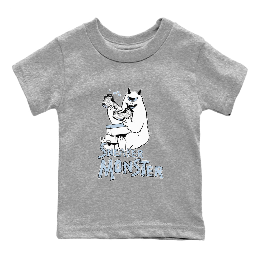 Air Jordan 6 White Black shirts to match jordans Sneaker Monster sneaker match tees Air Jordan 6 White Black Drip Gear Zone baby toddler Heather Grey 2 cotton Shirt