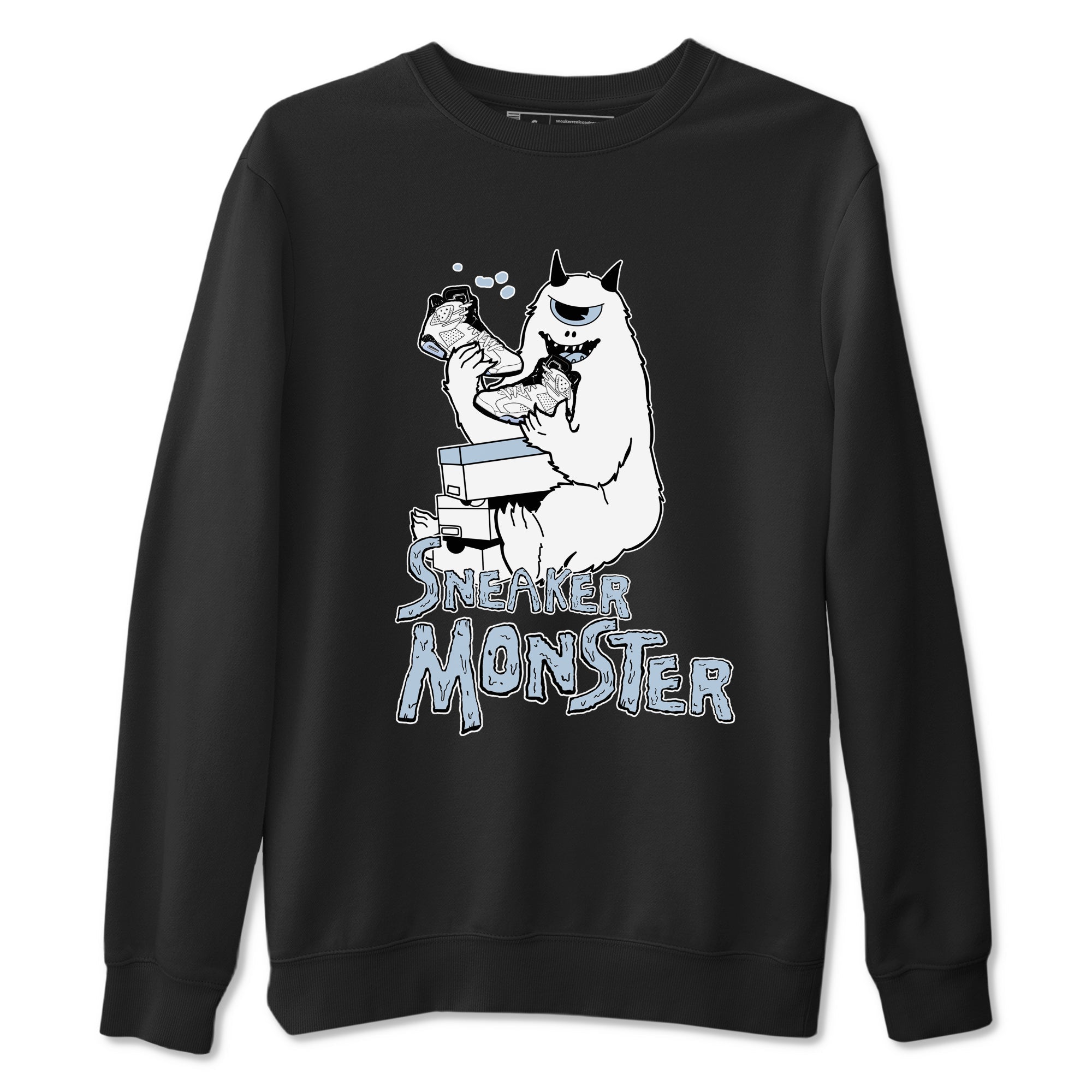 Air Jordan 6 White Black shirts to match jordans Sneaker Monster sneaker match tees Air Jordan 6 White Black Drip Gear Zone unisex cotton Black 2 crew neck shirt