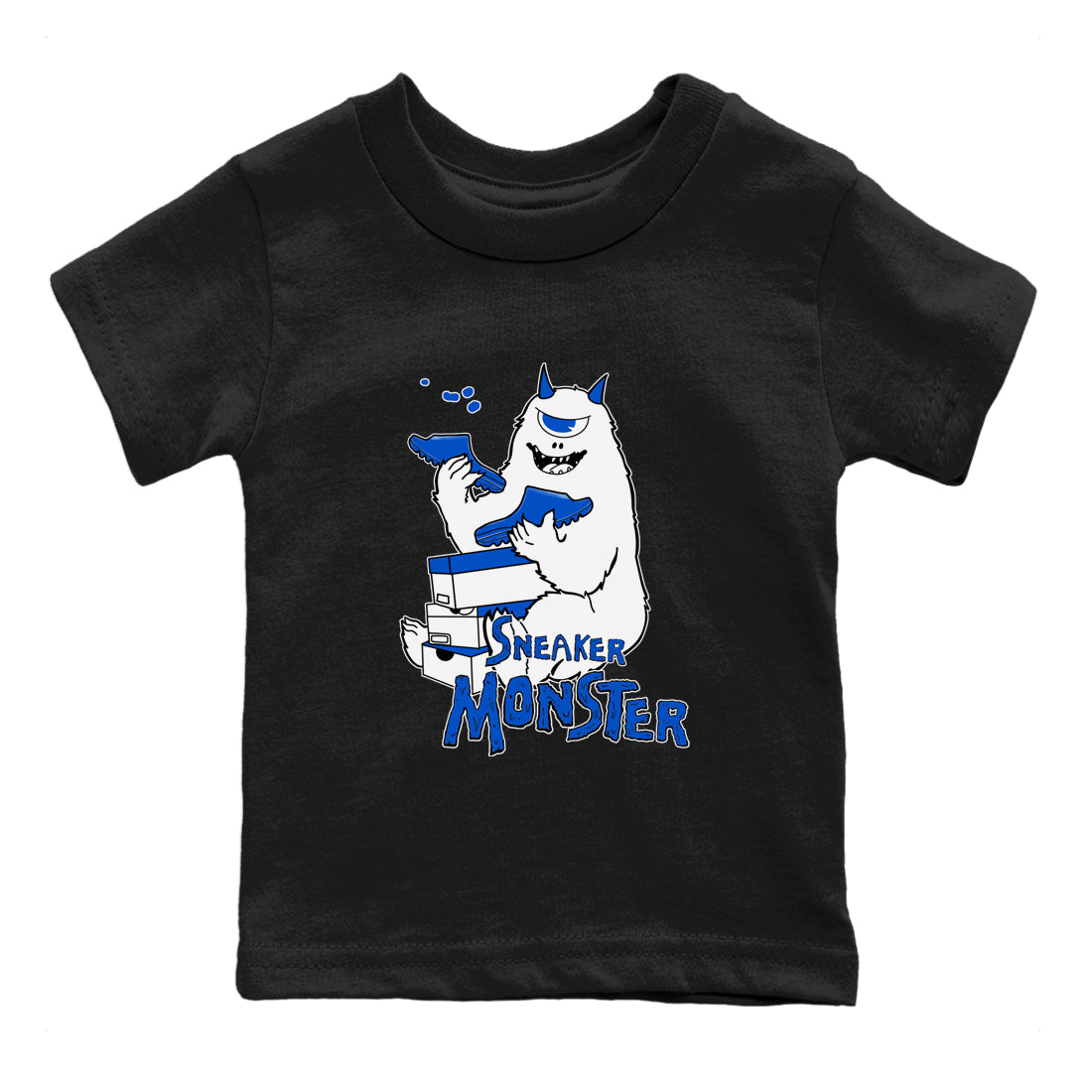Yeezy Slide Azure shirts to match jordans Sneaker Monster sneaker match tees Yeezy Slide Azure Drip Gear Zone streetwear brand Baby and Youth Black 2 cotton tee