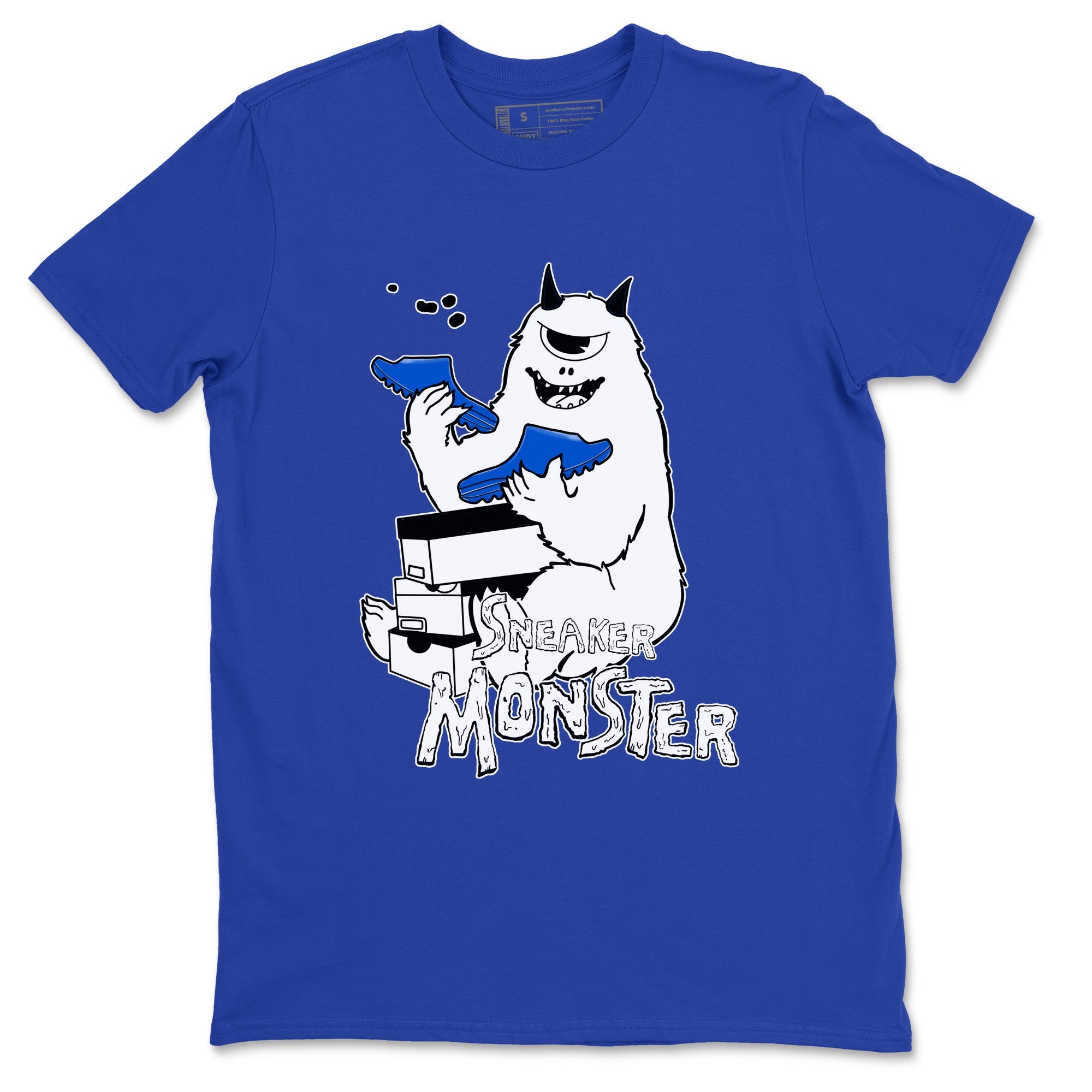 Yeezy Slide Azure shirts to match jordans Sneaker Monster sneaker match tees Yeezy Slide Azure Drip Gear Zone streetwear brand Royal Blue 2 unisex cotton tee
