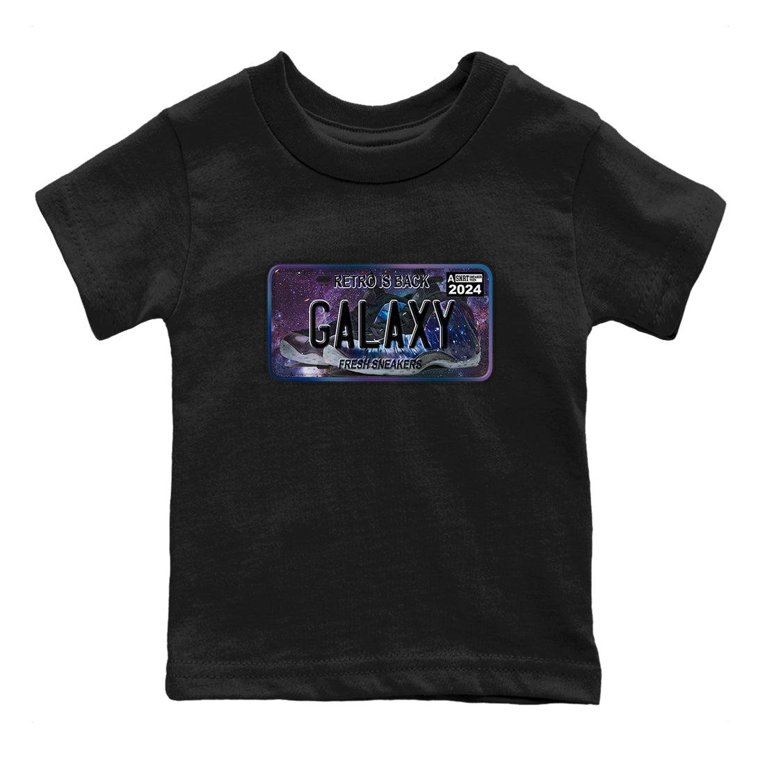 Air Foamposite One Galaxy shirts to match jordans Sneaker Plate sneaker match tees Air Foamposite One Galaxy Drip Gear Zone Youth Baby Black 2 crew neck shirts