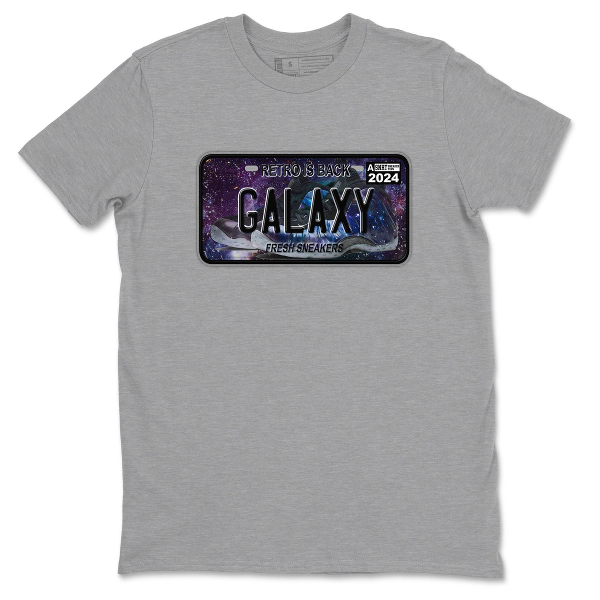 Air Foamposite One Galaxy shirts to match jordans Sneaker Plate sneaker match tees Air Foamposite One Galaxy Drip Gear Zone unisex cotton Heather Grey 2 crew neck shirts