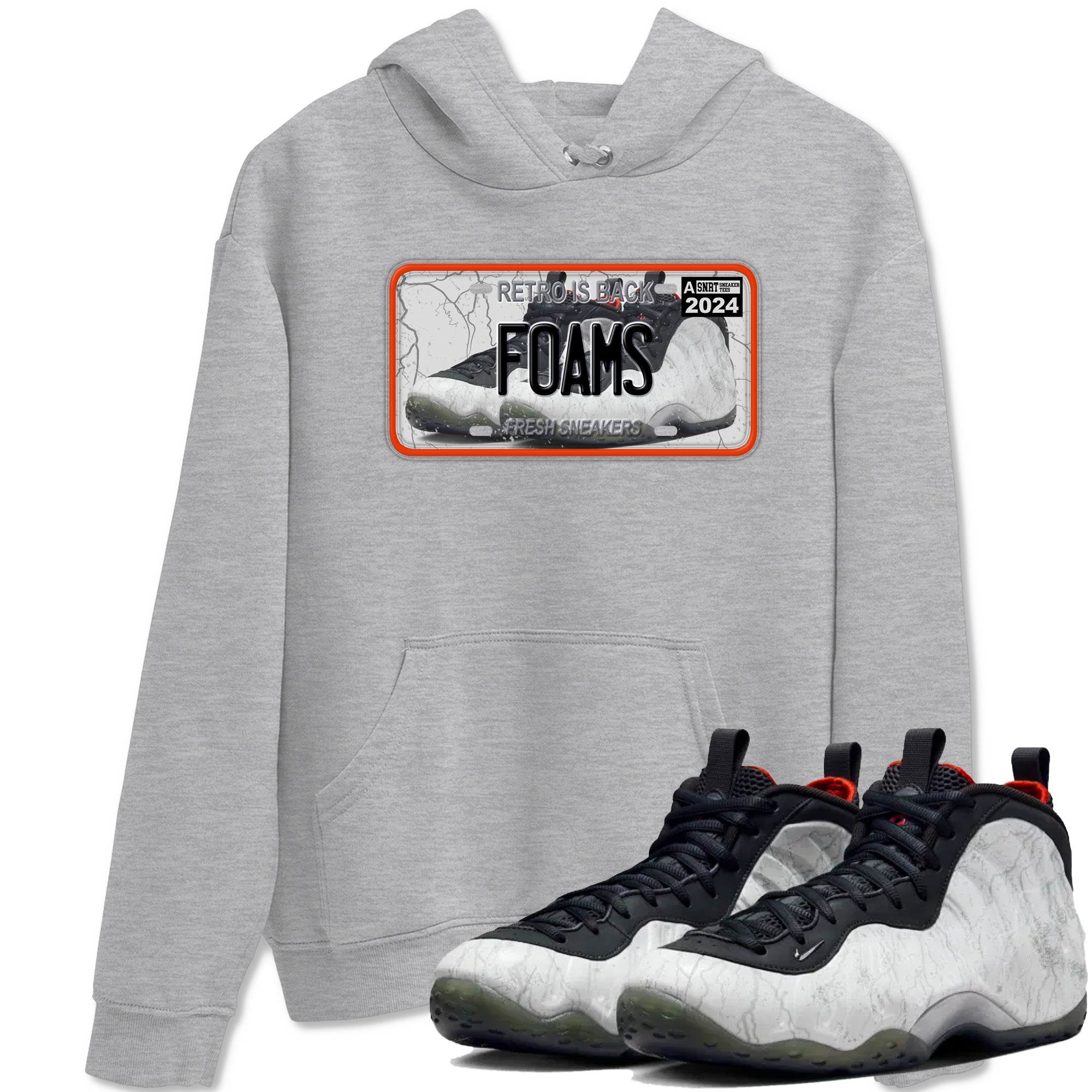 Foams One Jin shirts to match jordans Sneaker Plate sneaker match tees Air Foamposite One Jin match shoes to clothes Drip Gear Zone unisex cotton Heather Grey 1 shirts