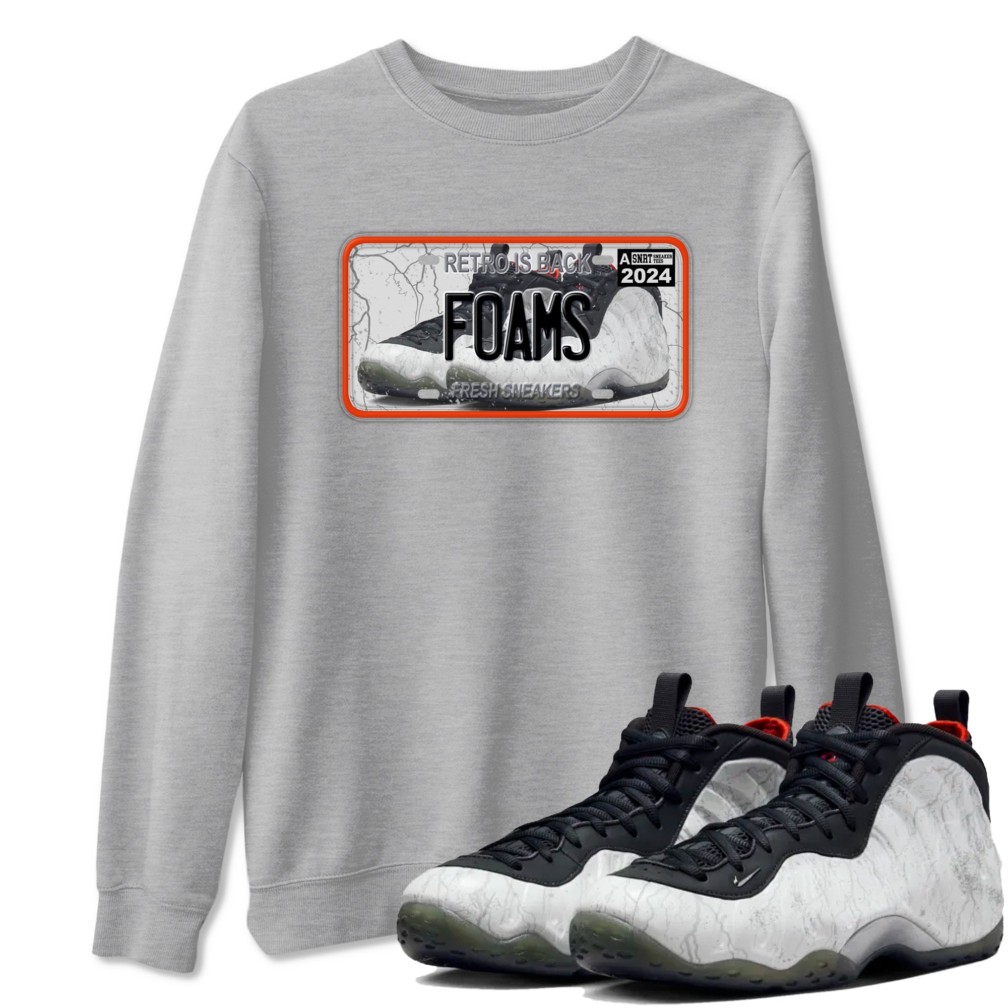 Foams One Jin shirts to match jordans Sneaker Plate sneaker match tees Air Foamposite One Jin match shoes to clothes Drip Gear Zone unisex cotton Heather Grey 1 shirts