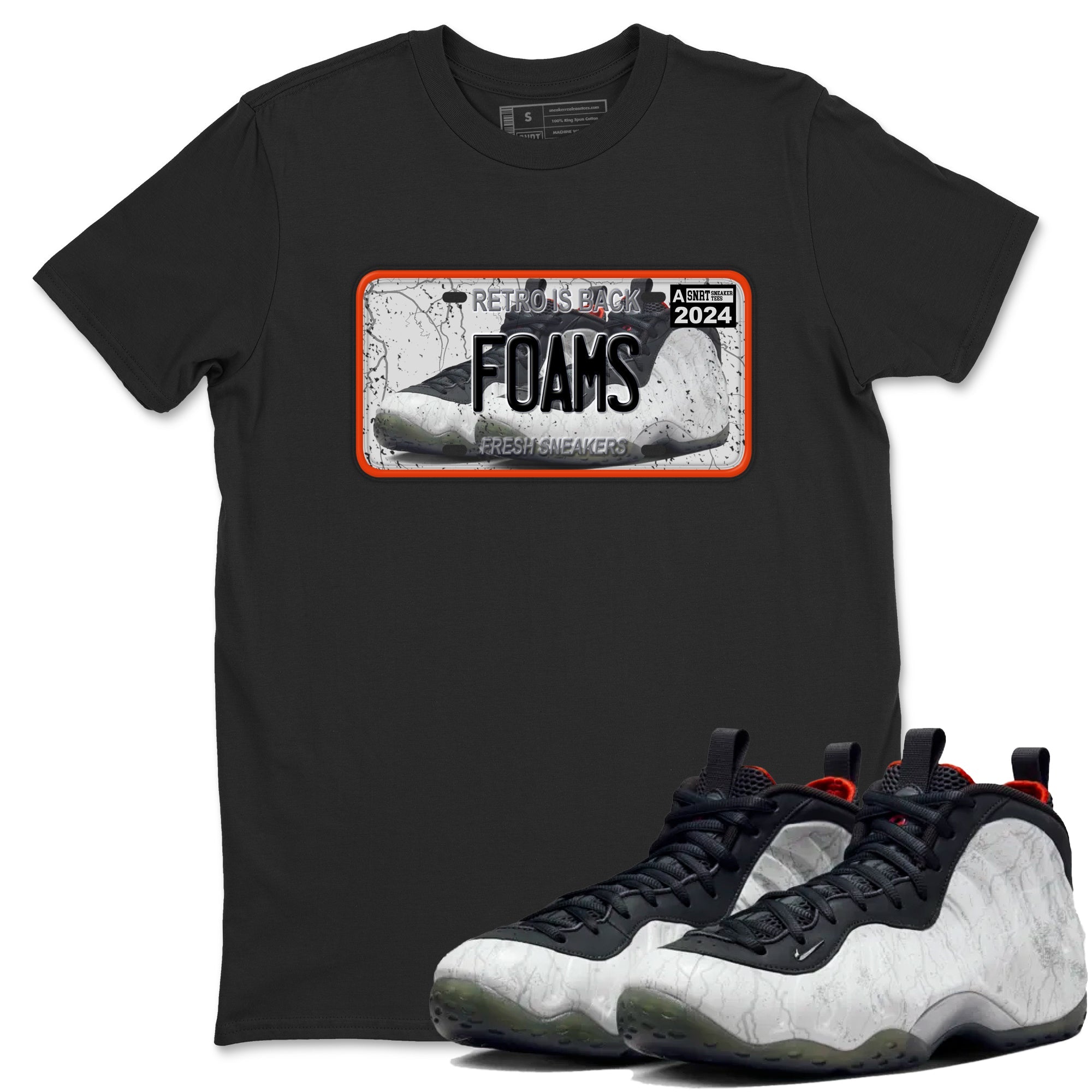 Foams One Jin shirts to match jordans Sneaker Plate sneaker match tees Air Foamposite One Jin match shoes to clothes Drip Gear Zone unisex cotton Black 1 shirts