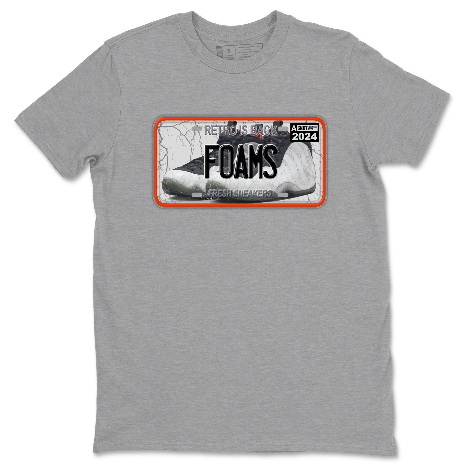 Foams One Jin shirts to match jordans Sneaker Plate sneaker match tees Air Foamposite One Jin match shoes to clothes Drip Gear Zone unisex cotton Heather Grey 2 shirts